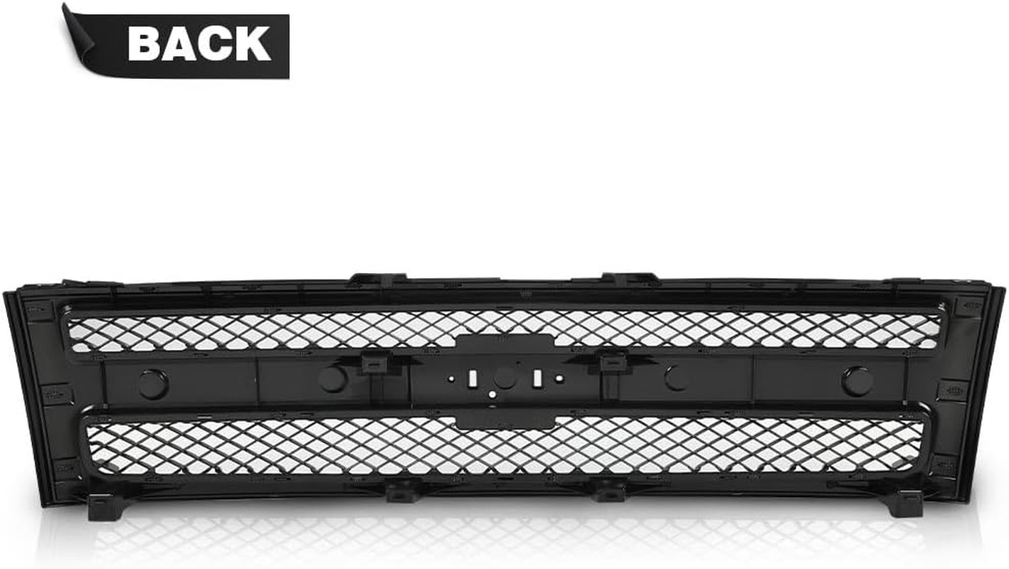 Front Bumper Mesh Grille Insert, Black