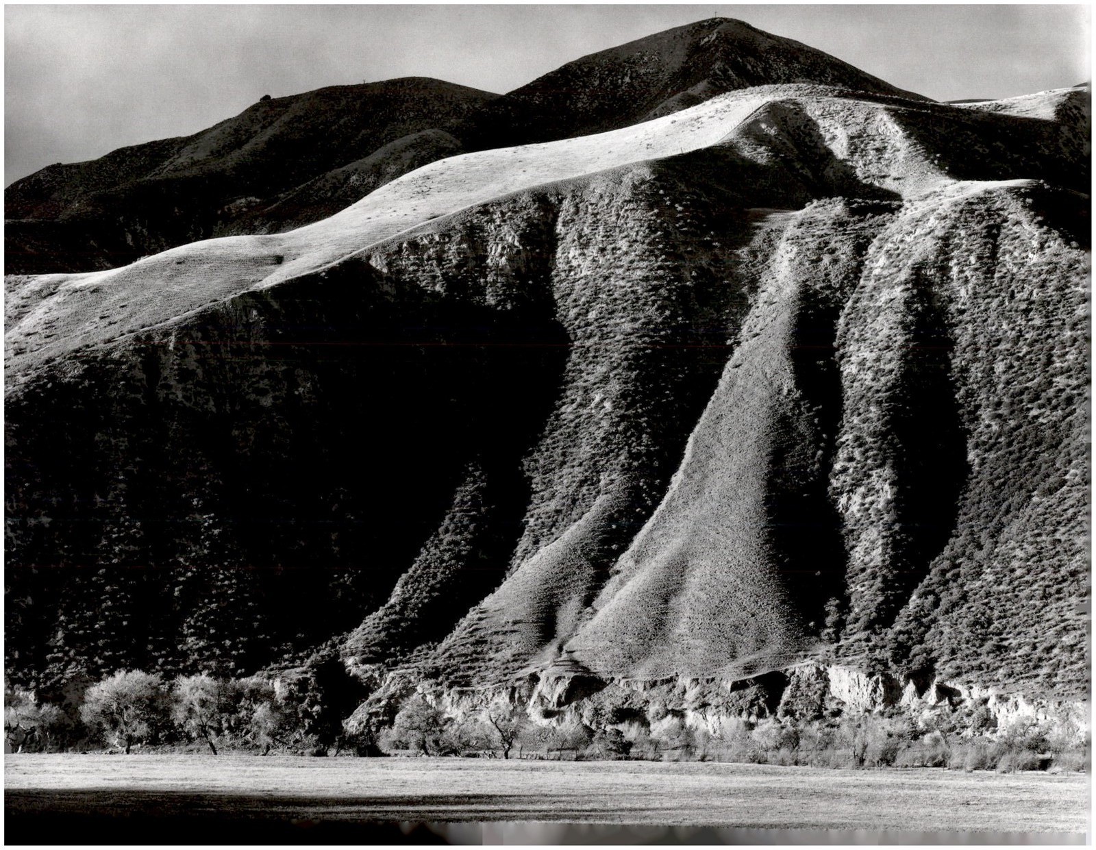 1939 1990s Ansel Adams Coast Range Hills Mount Diablo Cal. Large Art Photo