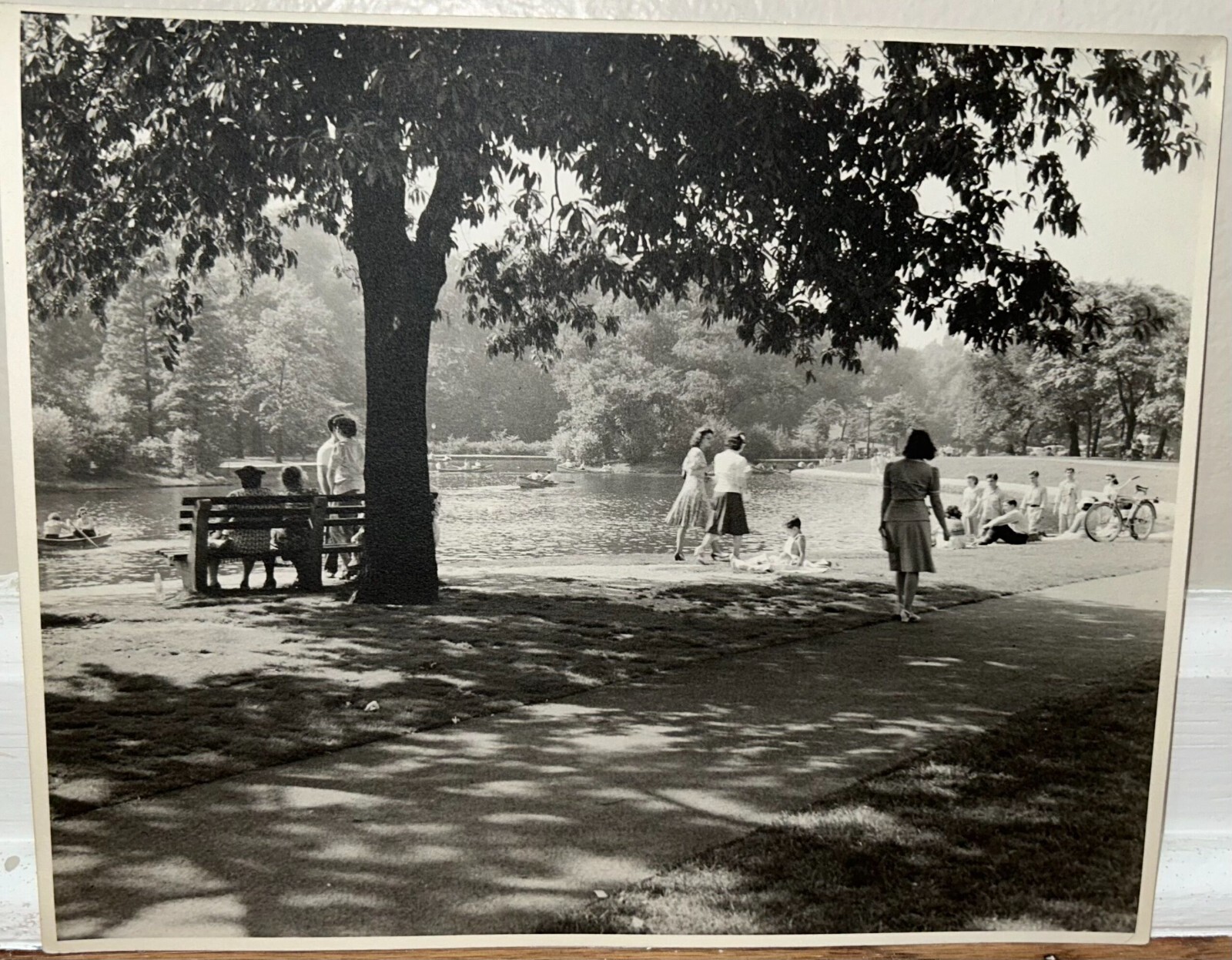 Arthur Gray Standard Oil Photographer Cleveland Ohio Americana Park Scene Look!!