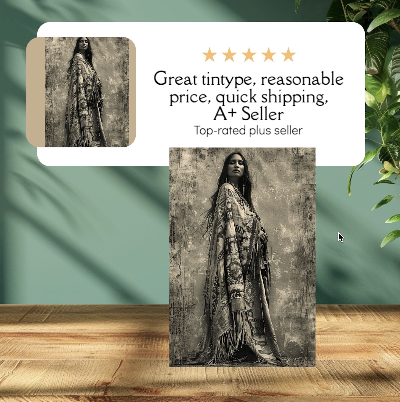 Native American Tintype Limited Edition Museum Series C00100RP