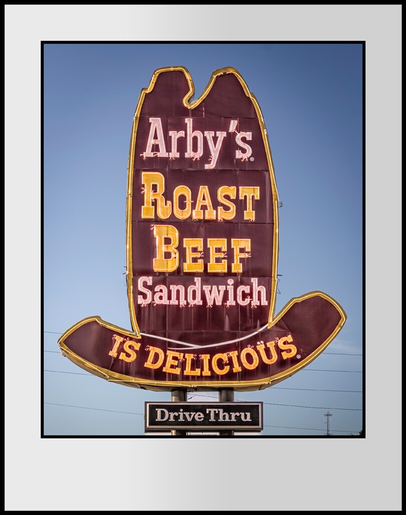 Arby’s Vintage 10-gallon Sign 11″ x 14″ Color Photograph (130913002311X14