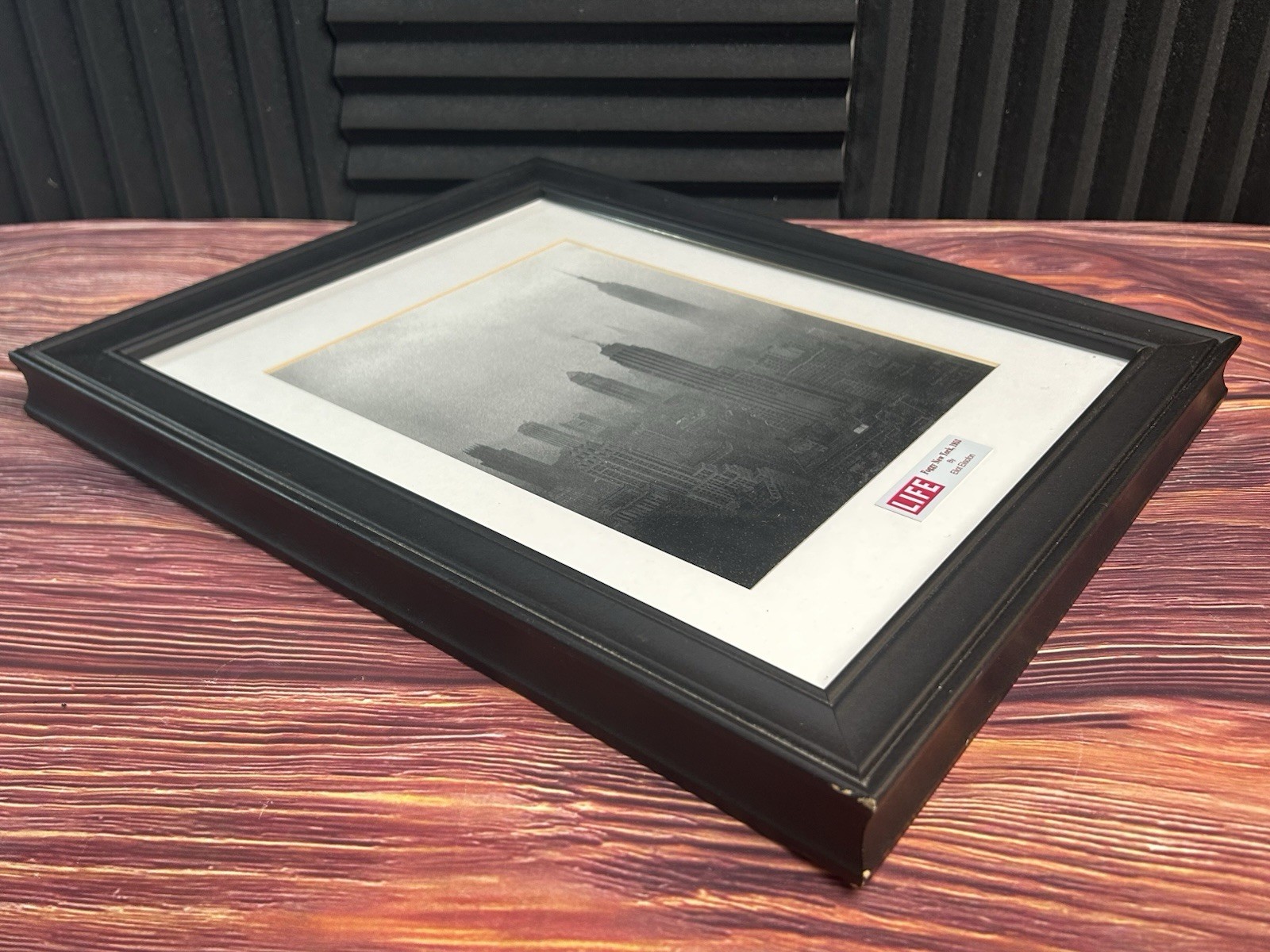 Life Magazine Foggy New York 1933 Eliot Elisofon Framed Photo Print NYC Empire