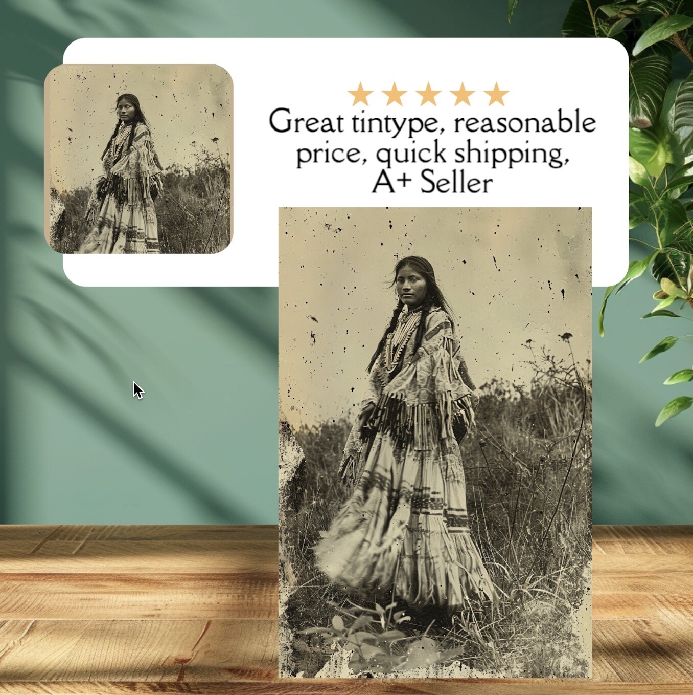 Native American Tintype Limited Edition Museum Series C00173RP