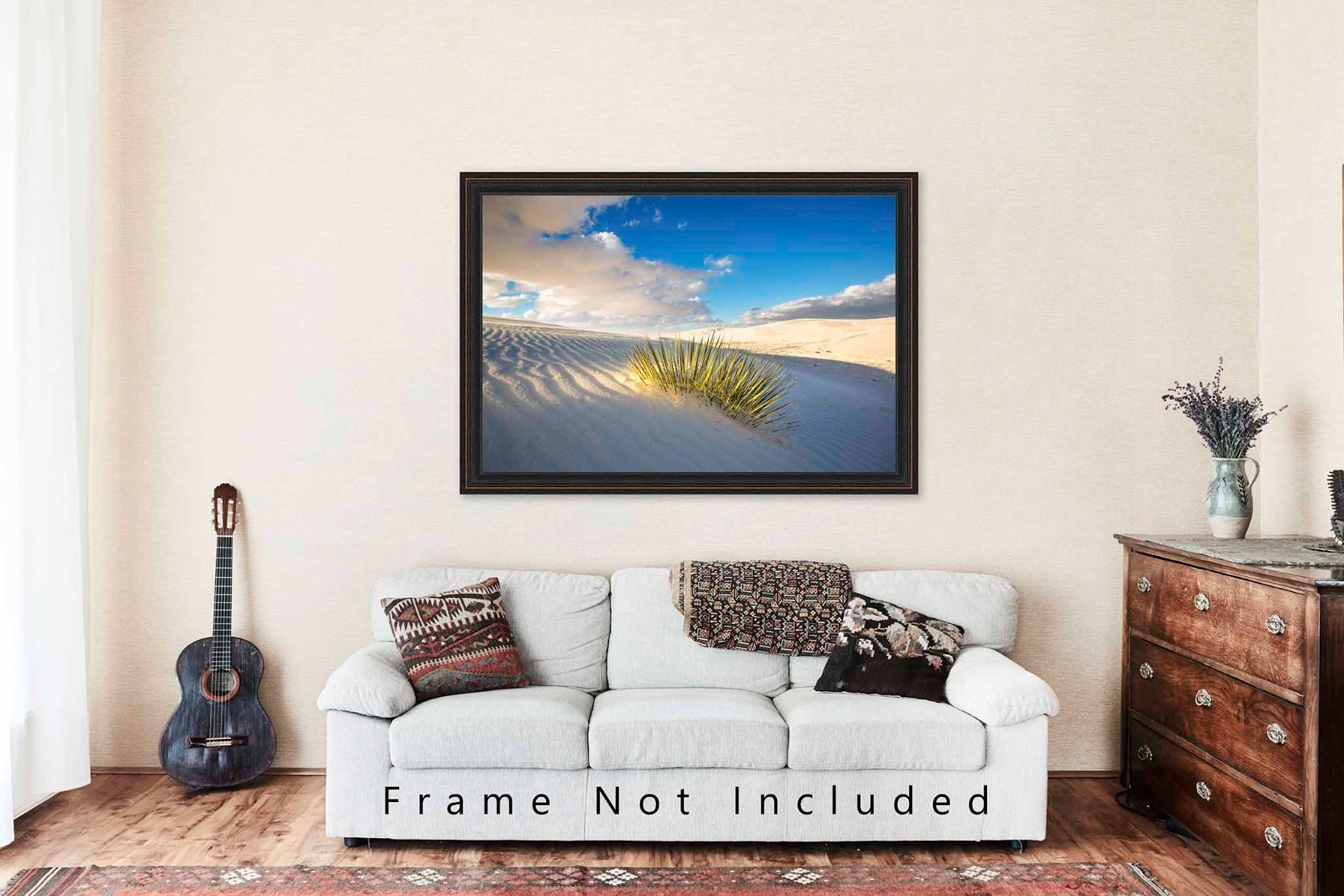 Desert Photography Print: White Sands National Park New Mexico Yucca Plant Photo