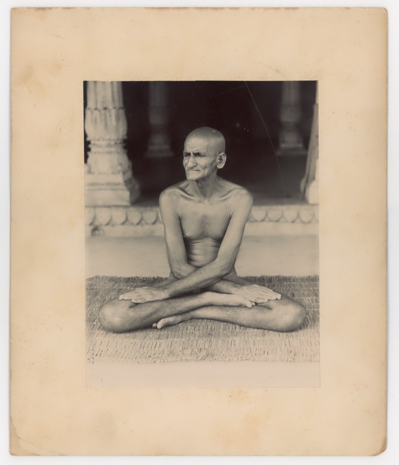 Swami Bhaskarananda Saraswati Photo 1880 Sannyasin Saint of Varanasi India