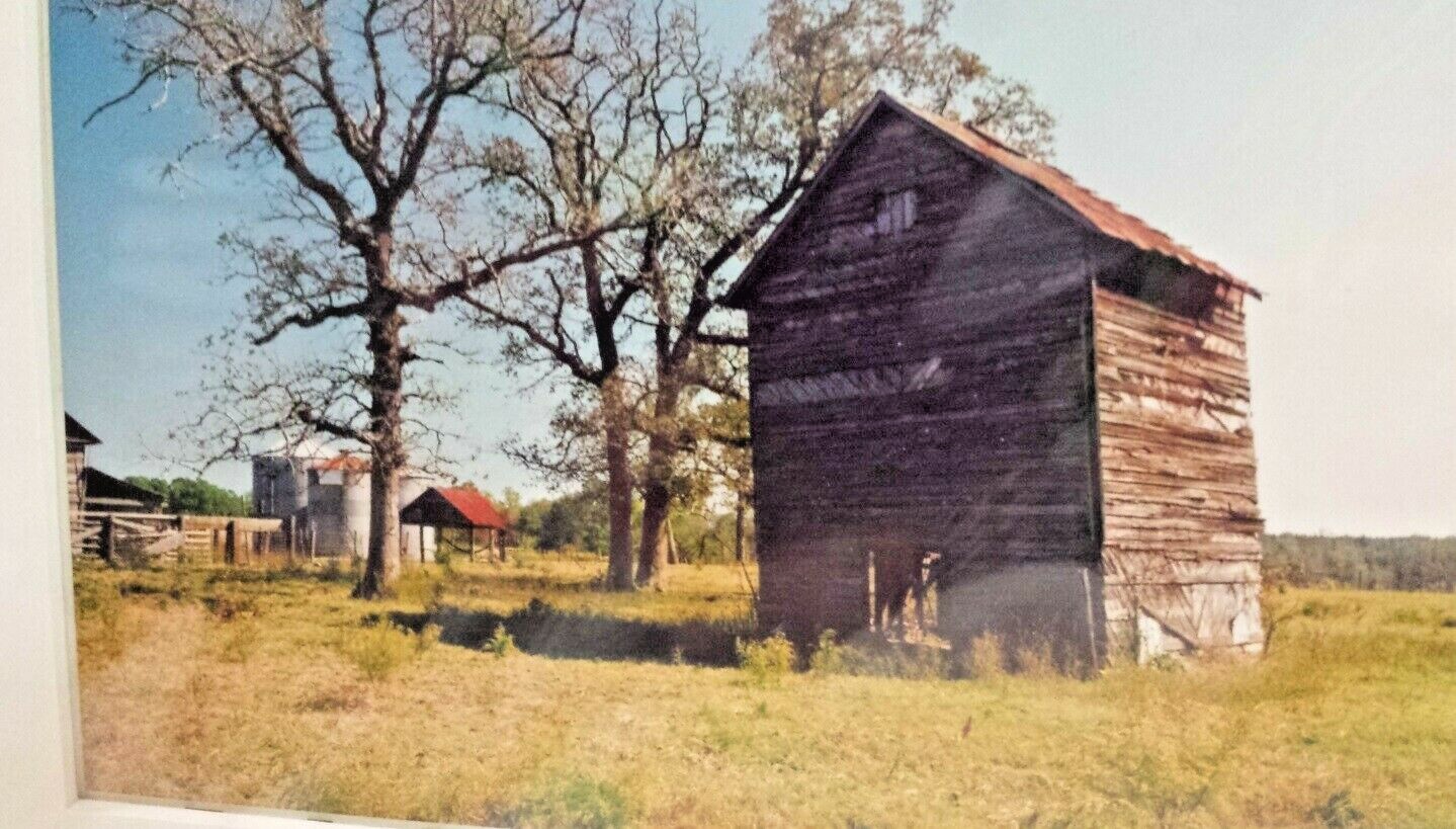Tobacco Barn Fine Art Landscape Photography 5” x 7” Matted John A Kuhn Georgia