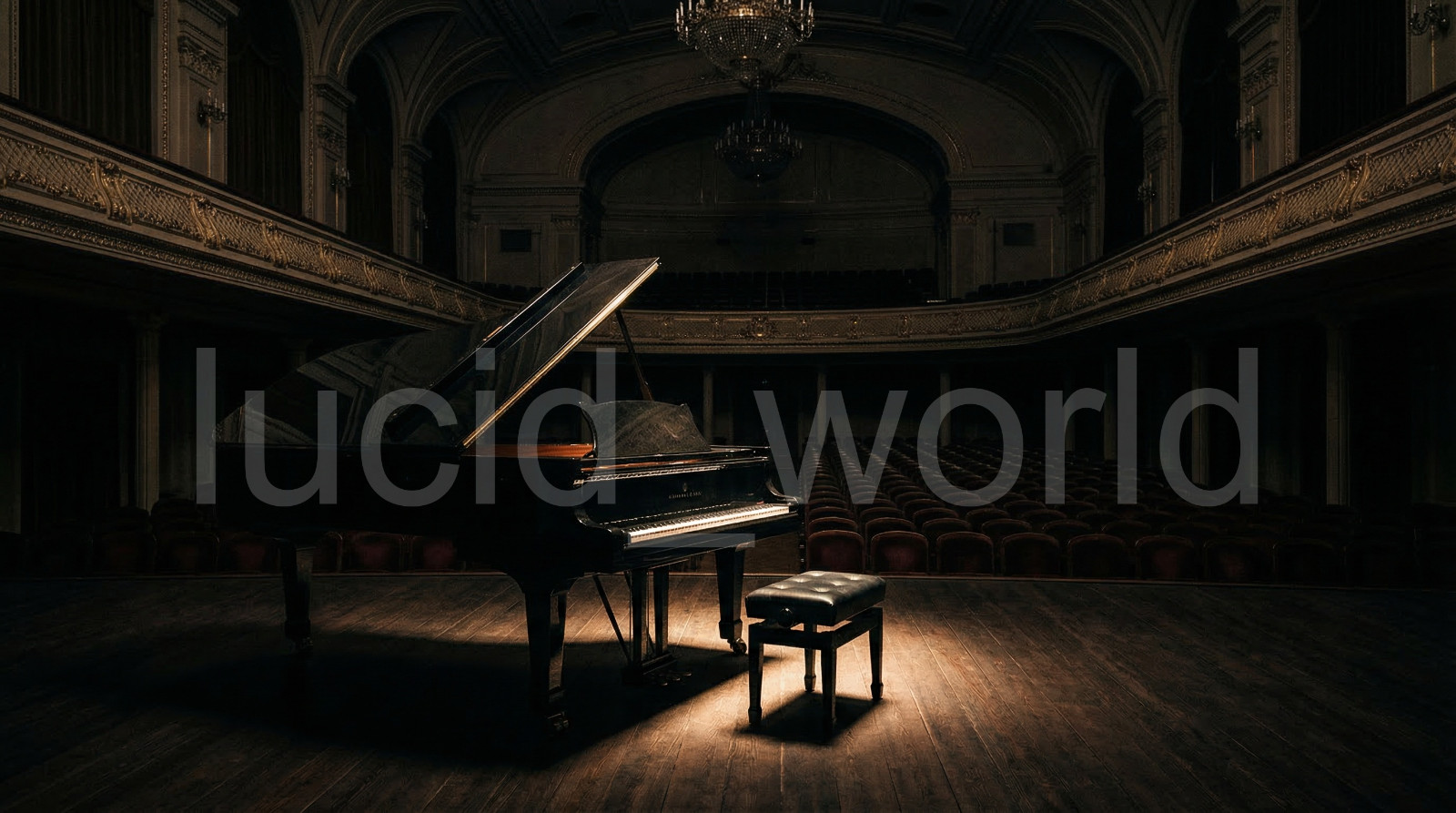Grand Piano Stage Digital Download Music Room Art Concert Hall Photo File PNG