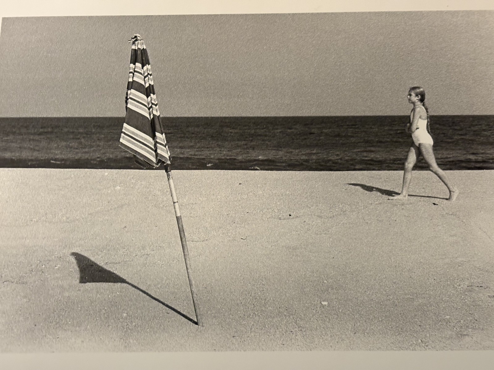 Litlle Girl Walking on a N.J. Beach 12 x 16 Photograph-1988?-Mark Bugzester