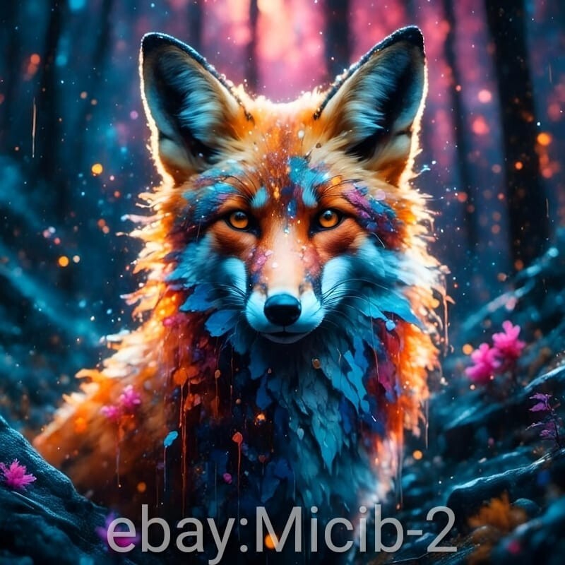 Digital Image Picture Photo Wallpaper Background Desktop Art AI Pic Wild Fox