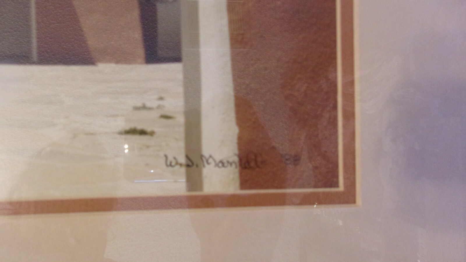 Taos New Mexico Pueblo Mission Church, Frame & Matted Photograph by WJ Mandell