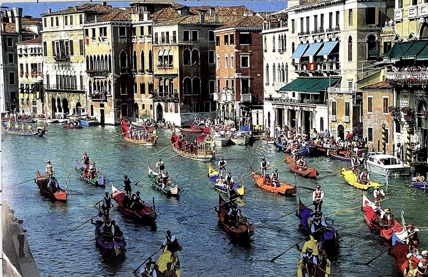 Judith Weinstein Art Show Announcement Card 1992 – Travel Photography Venice