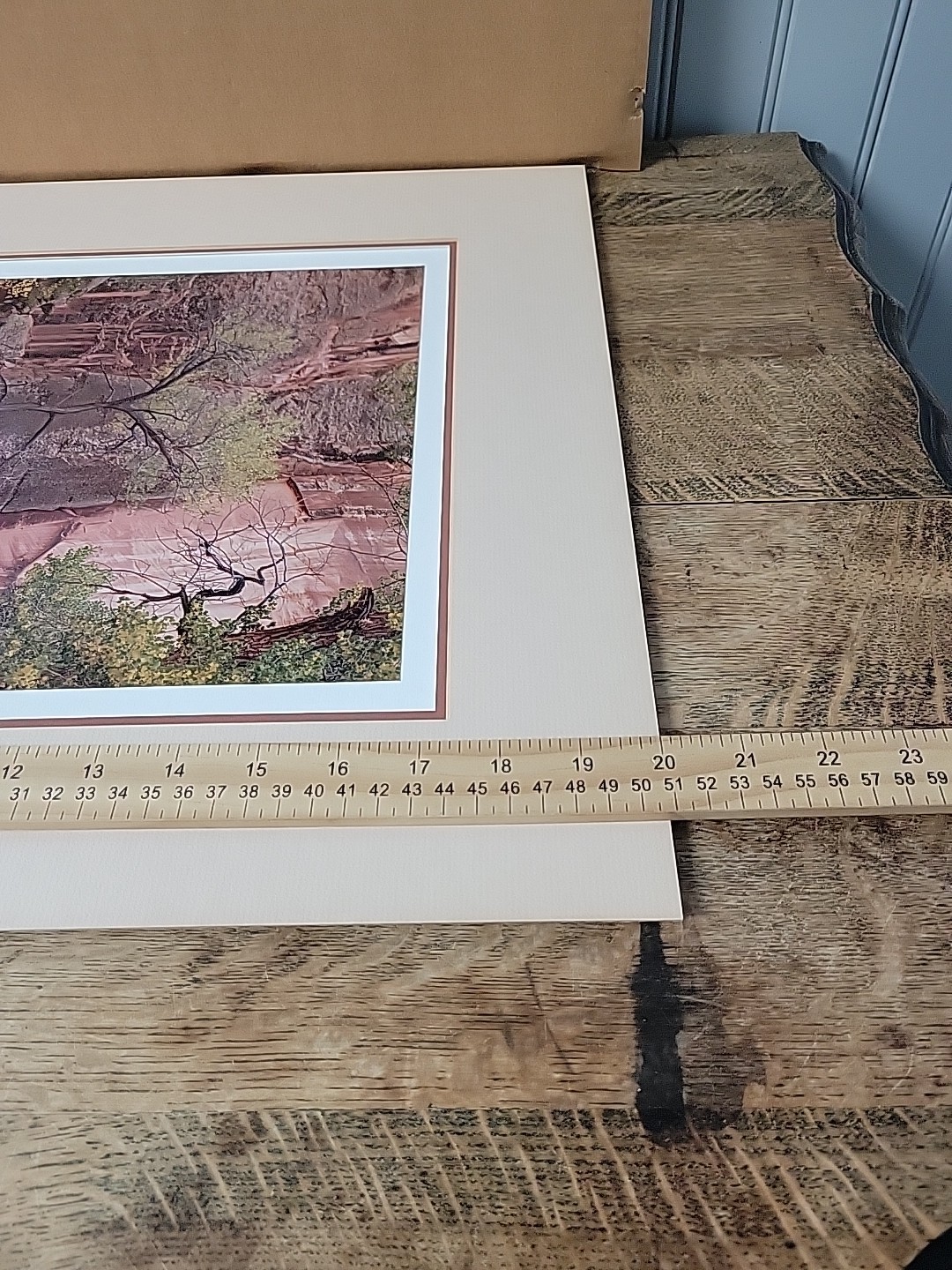 “Co-Op Creek” by Rick Preston 1988 #3, matted and signed,NO FRAME.