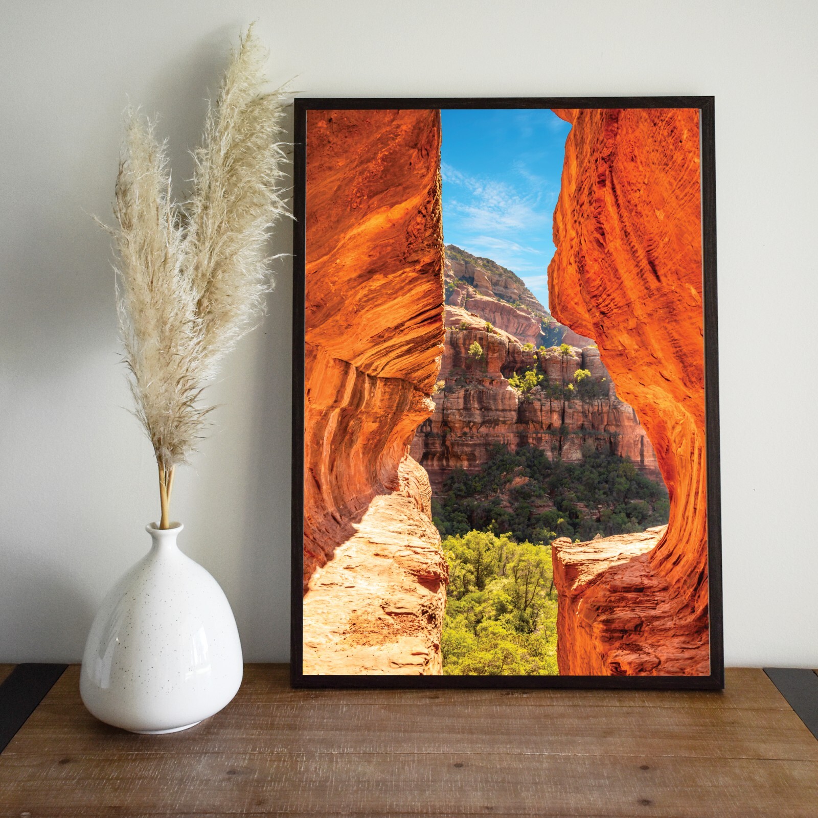 Subway Cave Sedona Photography, Arizona Landscape, Boynton Canyon Trail Picture