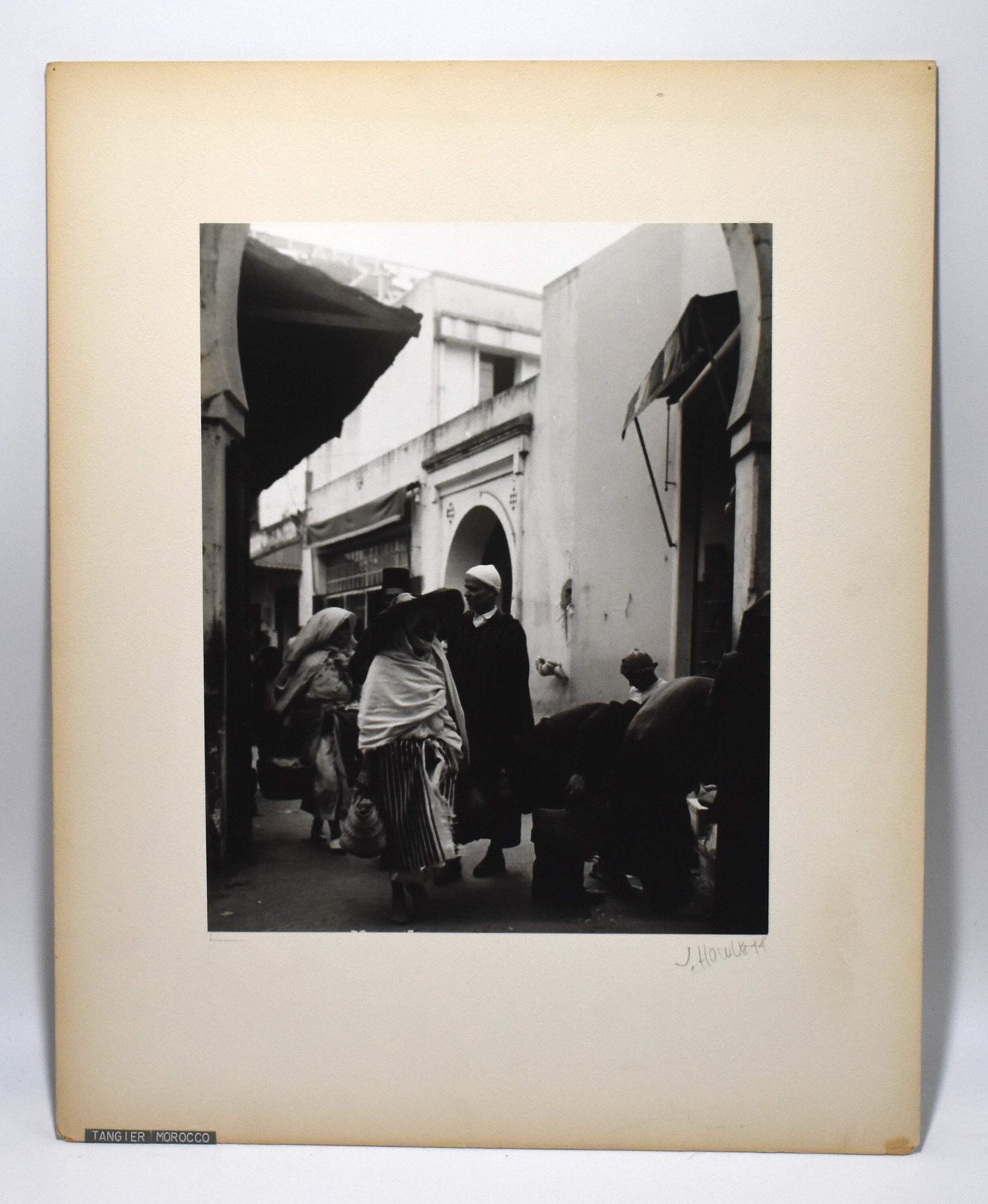 Vintage James W. Howlett Black and White Photograph, ‘Tangier Morocco’