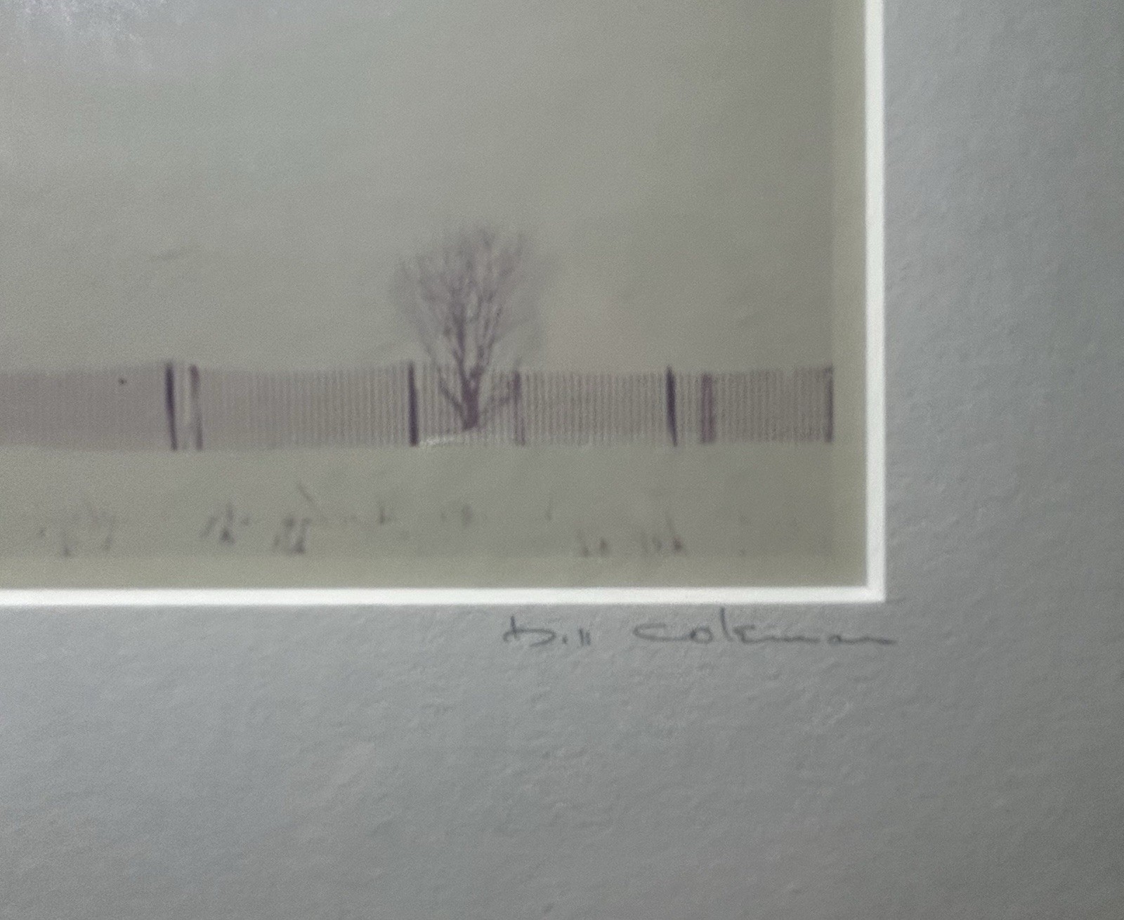 BILL COLEMAN Amish Print # 68 Signed & Numbered 148/300 24″ x 10 1/2″