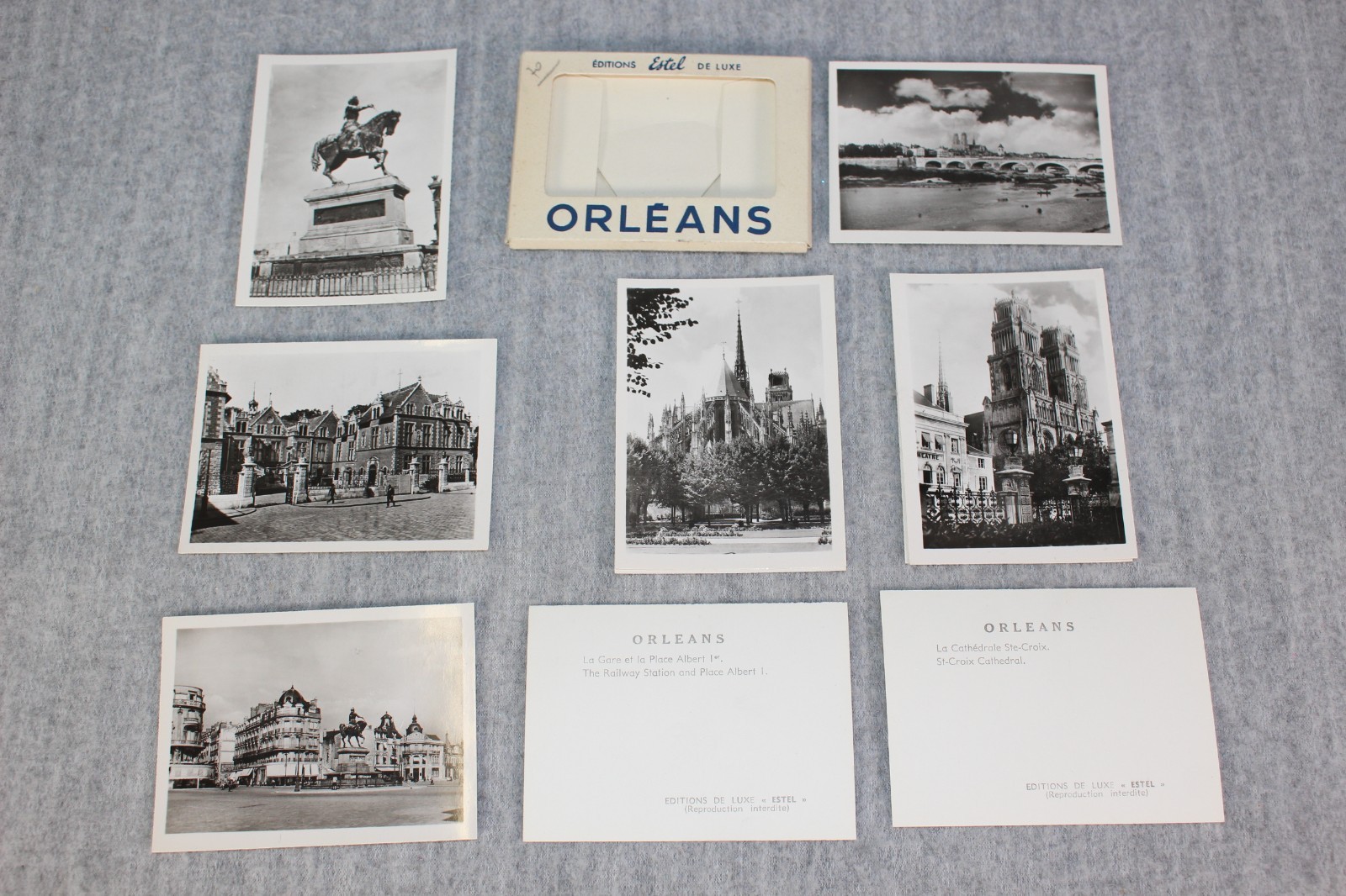 PARIS VINTAGE PHOTOGRAPHS Souvenir Photo Booklet Travel Postcard 1950s Mixed Lot