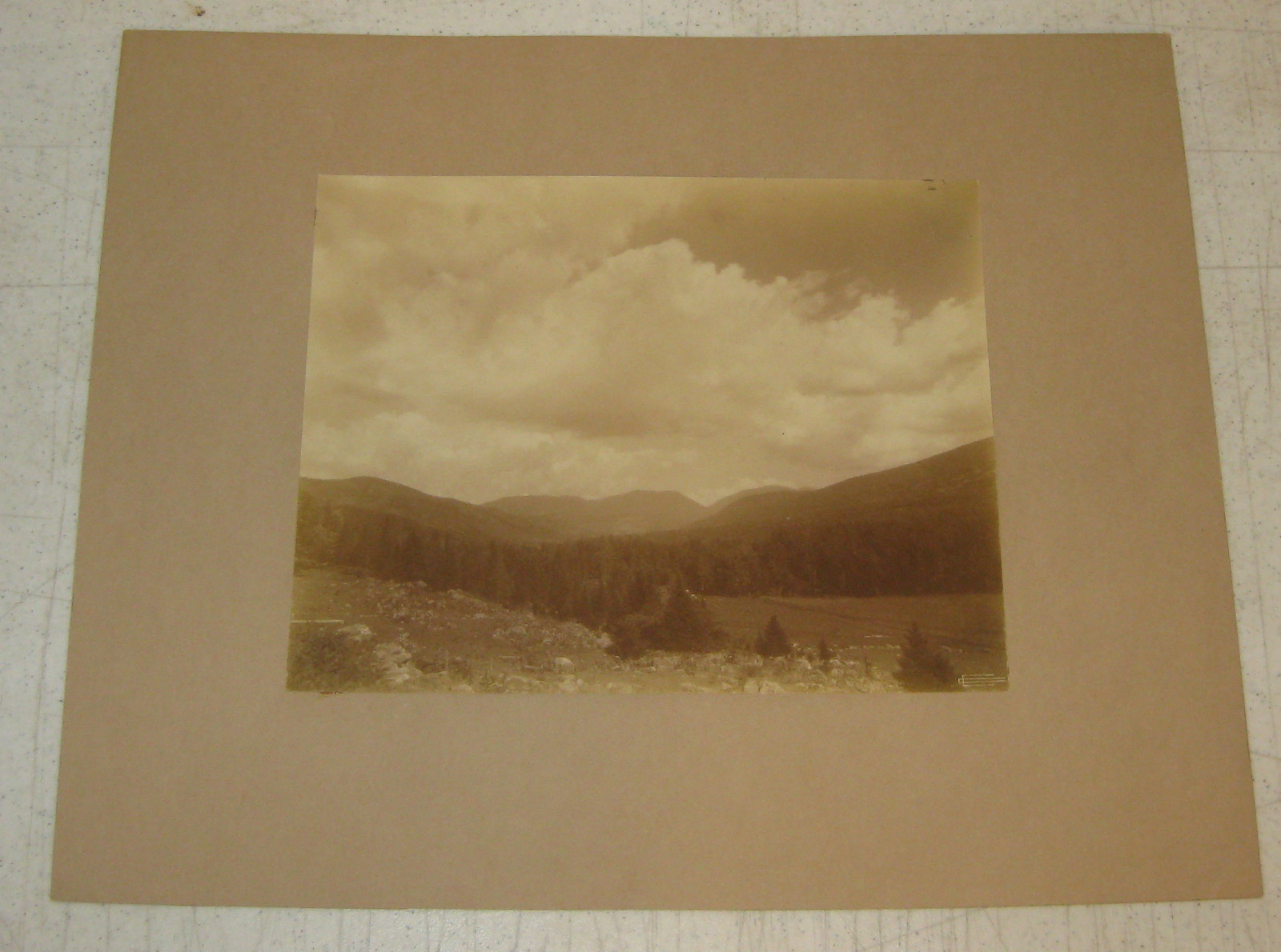 ANTIQUE *CLIFTON CHURCH* VIEW FROM EAGLE MOUNTAIN HOUSE WHITE MOUNTAINS NH PHOTO