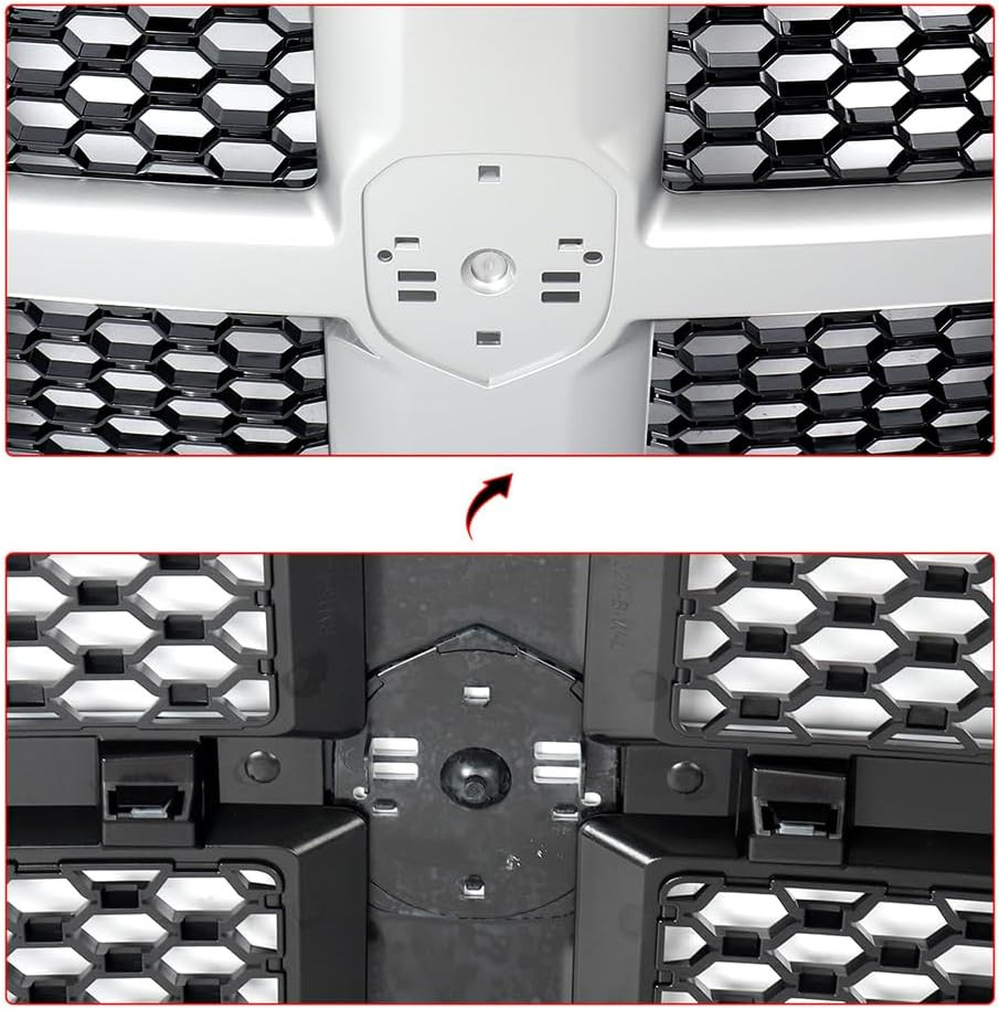Front Grille Grill Assembly Compatible with 2013-2018 Ram 1500 & Ram 1500 Classi