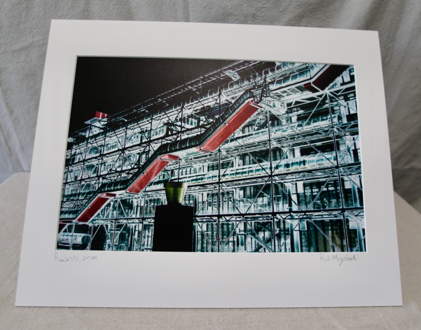 Original Photography Art Print “Ramp Up”, Pompidou, Paris