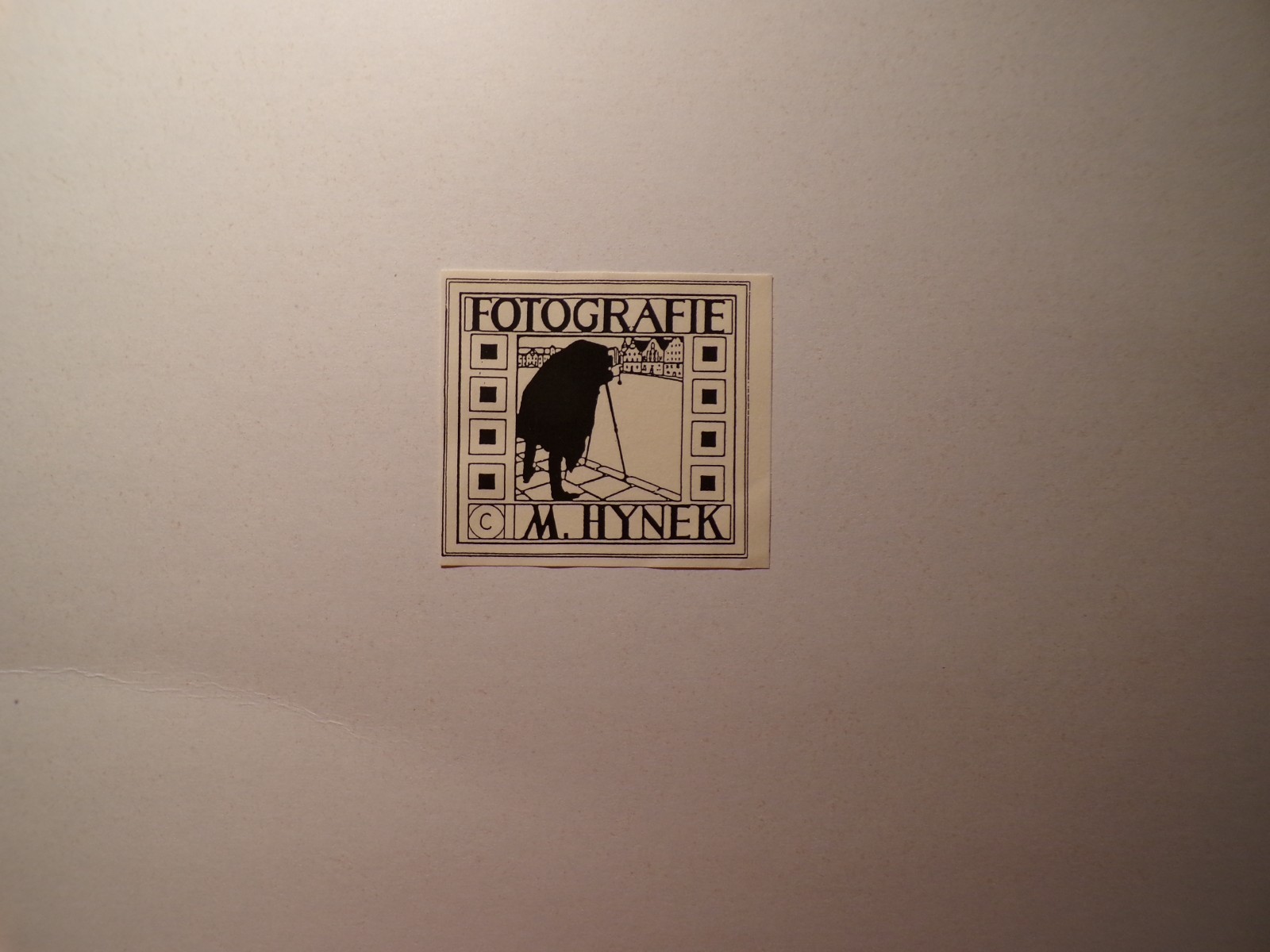 Original Artist Signed Fine Art Photograph Vltava, Prague Czech Artist M. Hynek