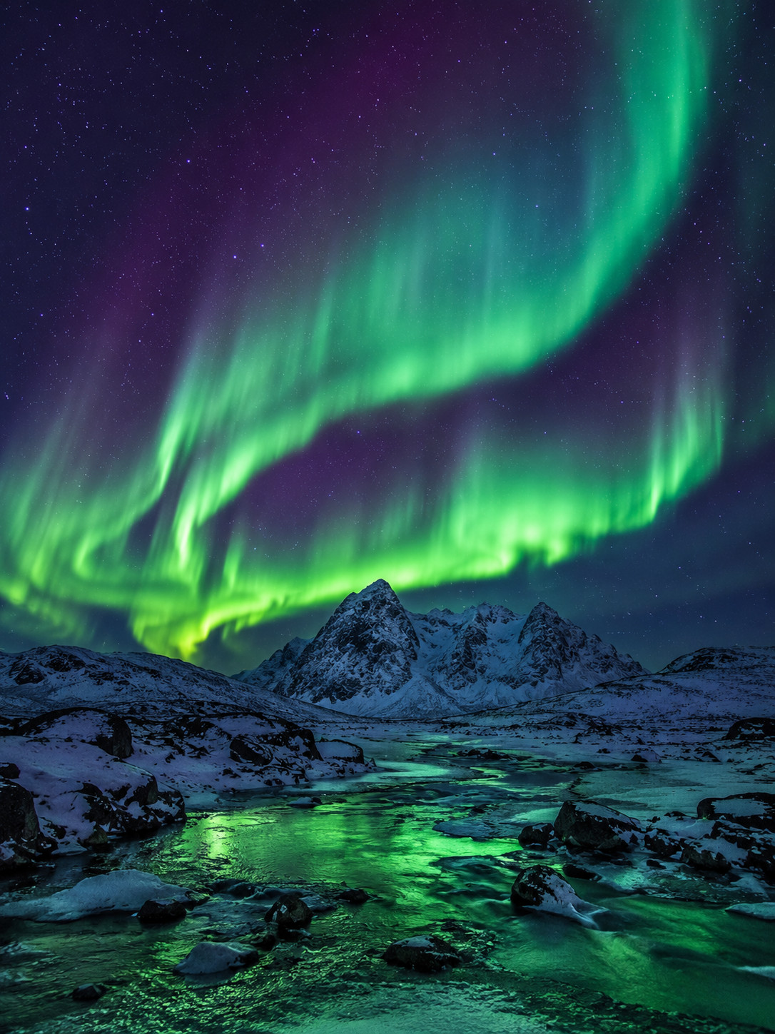 Digital Image Picture Photo Pic Wallpaper Background Northern Lights 9988