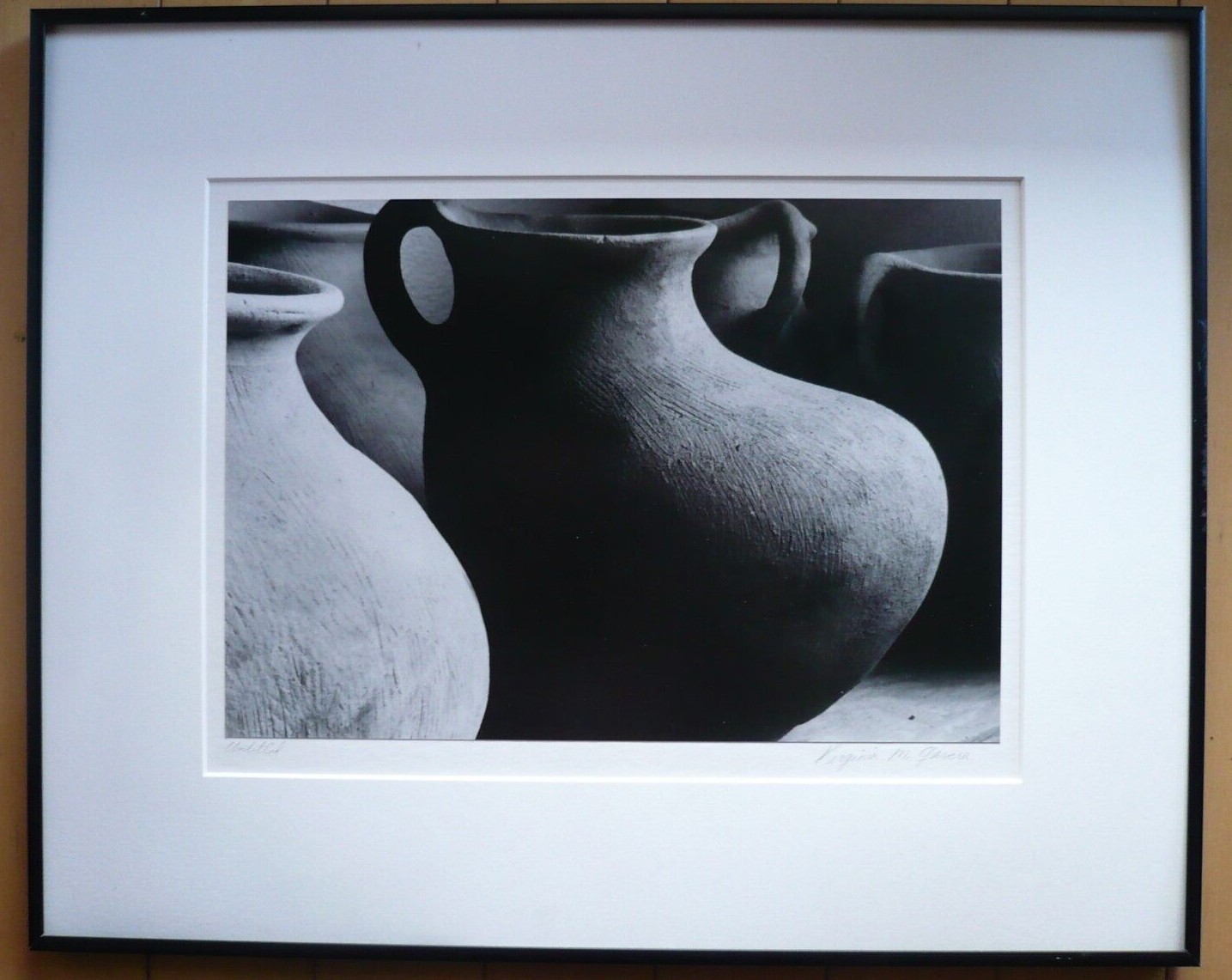 VIRGINIA M. GARCIA PHOTOGRAPHER NATIVE POTTERY MODERN MODERNISM REALISM SHAPES