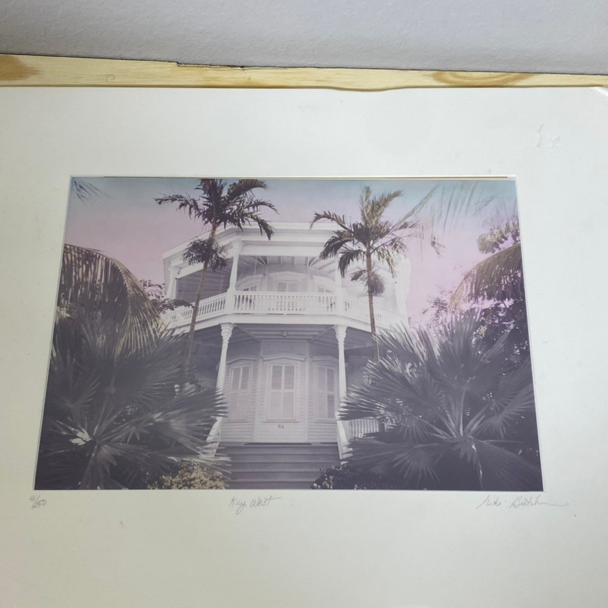 Niki Butcher Key West 1983 Photo Print Signed 41/250 Hand Colored 10×14″ FL Art