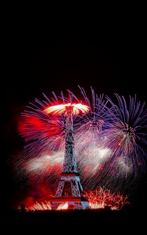 Digital Image Picture Photo Pic Wallpaper Background Eiffel Tower Fireworks 5