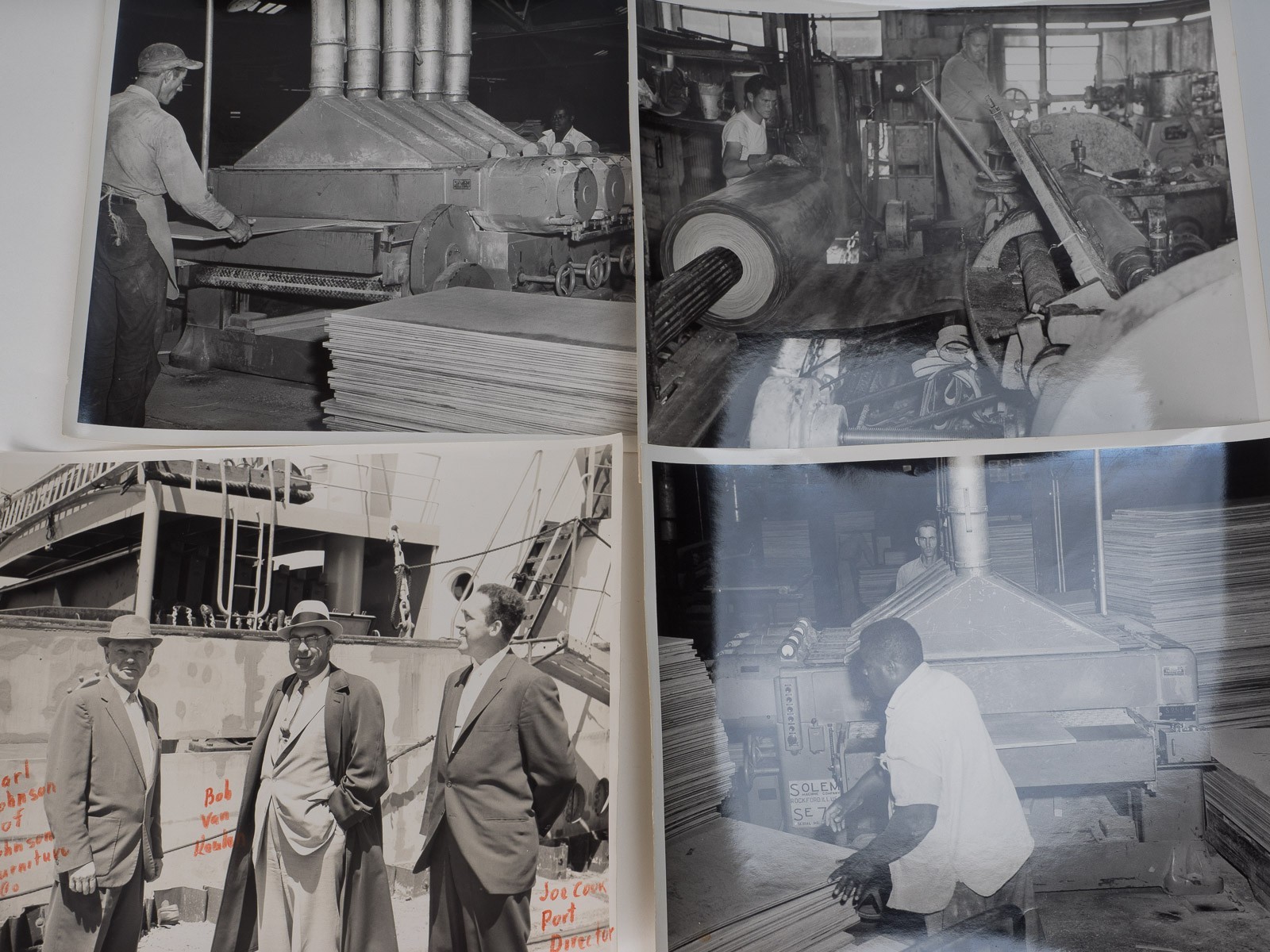 Collection of Photos Depicting Wood Working Operations in Colombia Circa 1950s