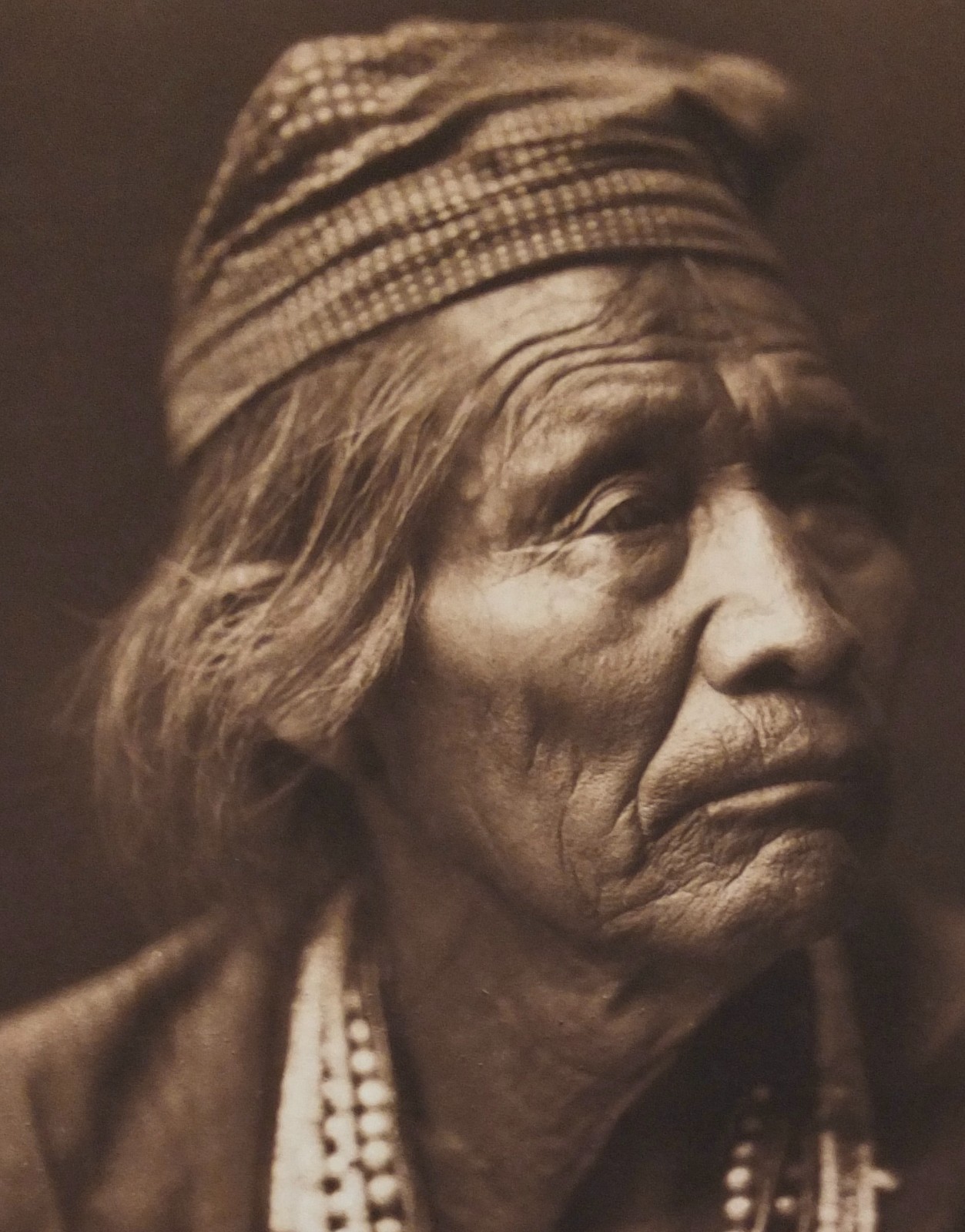 Edward S. Curtis Nesjaja Hatali Navaho From Original 1904 Photogravure Negative