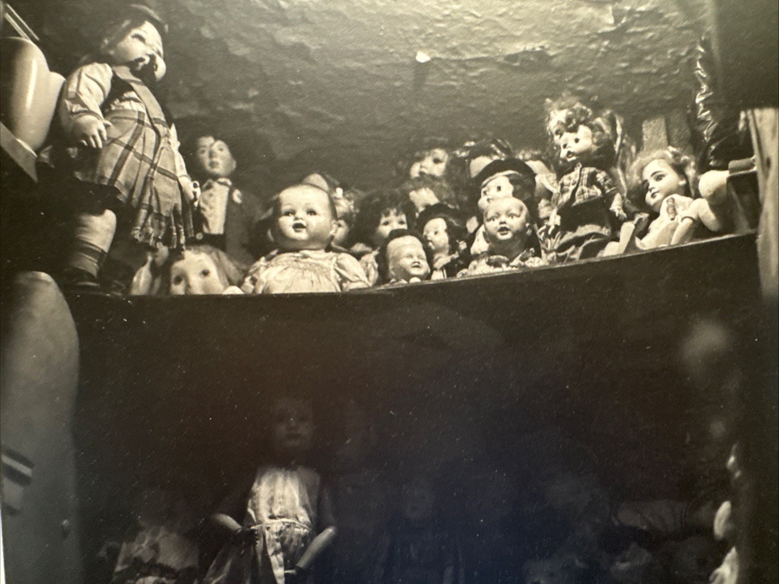 Signed Bruce Cratsley Photograph 1988 “Albert’s Closet” Silver Gelatin “Dolls”