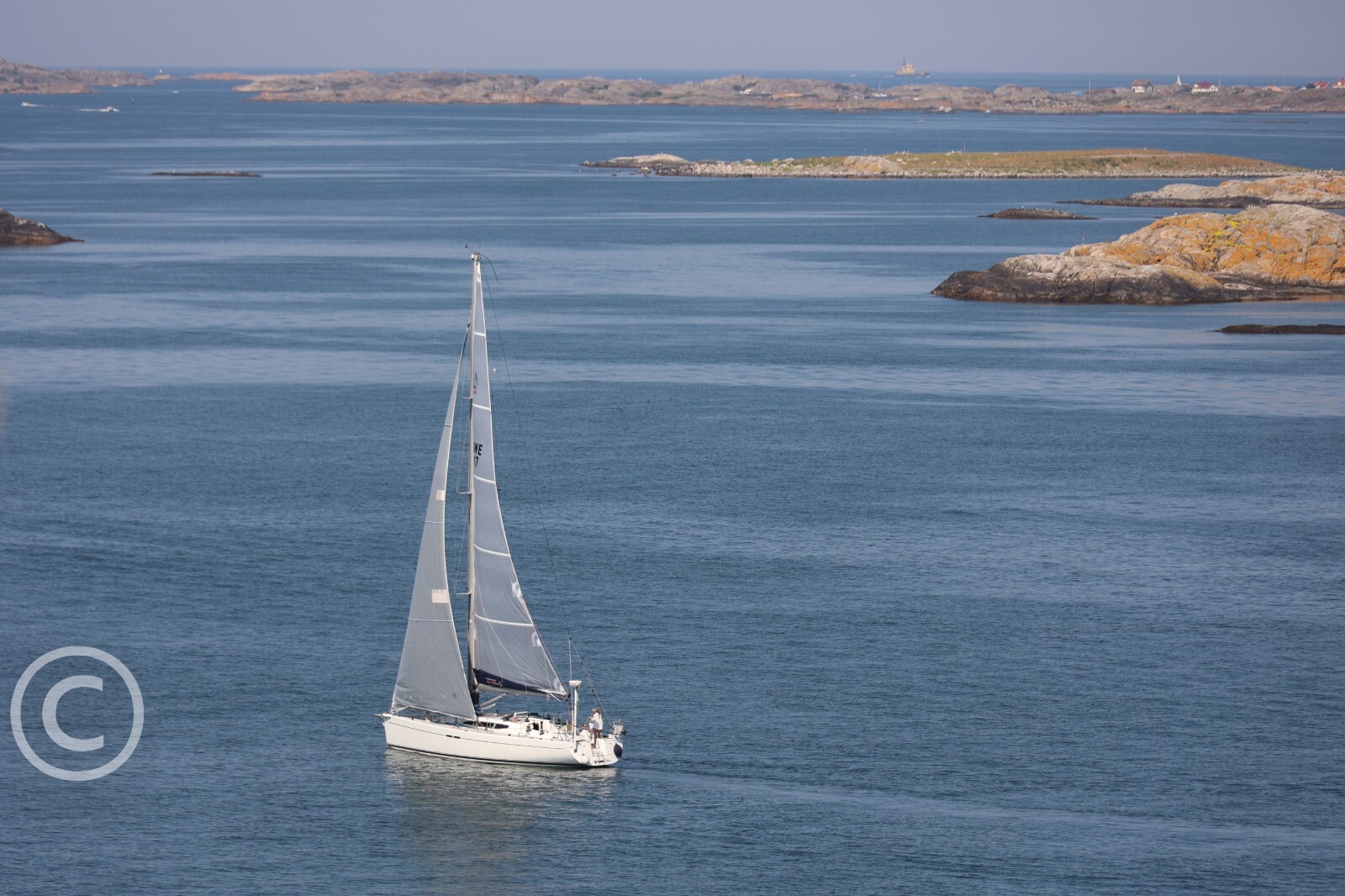 Photo Digital Product Illustration. Sails in Gothenburg. Sweden.