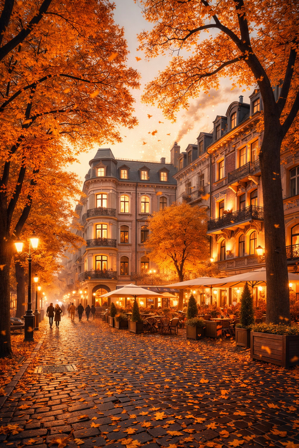 Fall Season Romantic Digital Image Picture Wallpaper Download Desktop AI Art HOT