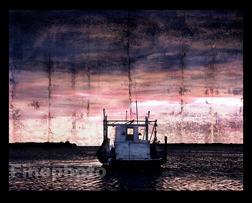 Surreal NAUTICAL BOAT Art Photograph Florida By WRIGHT