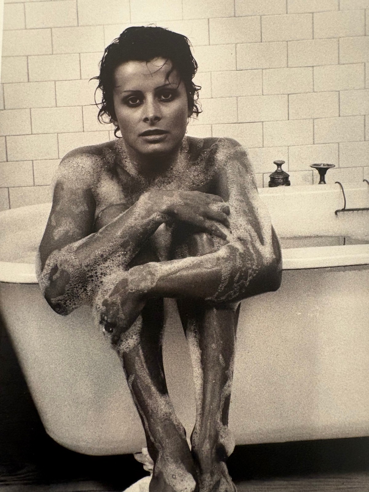 Woman in a Bath Tub-Archival Digital Pigment Print Photograph-80s-Mark Bugzester