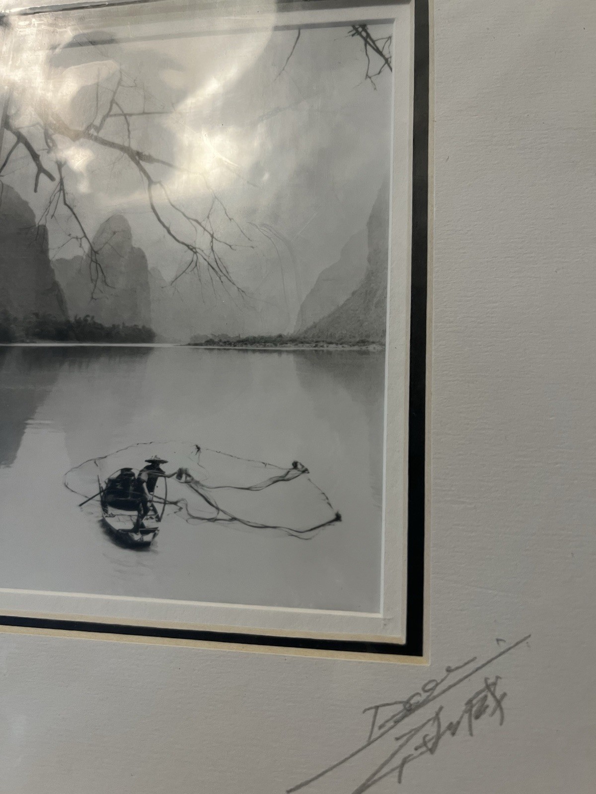 Don Hong-Oai Signed Original Photograph Fishermen Sealed Approx 8”x 10”