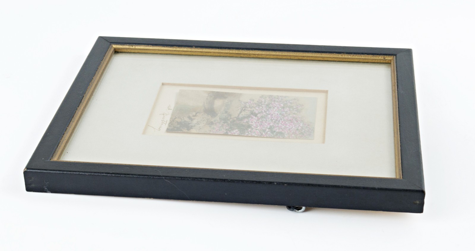 Antique Wallace Nutting Signed Print Hand Colored Photo New England Landscape