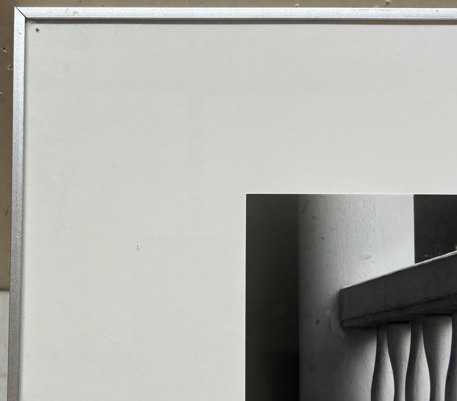 Original 1975 HOWARD BOND ‘Porch Railing’ ABSTRACT Modernist SIGNED Photograph