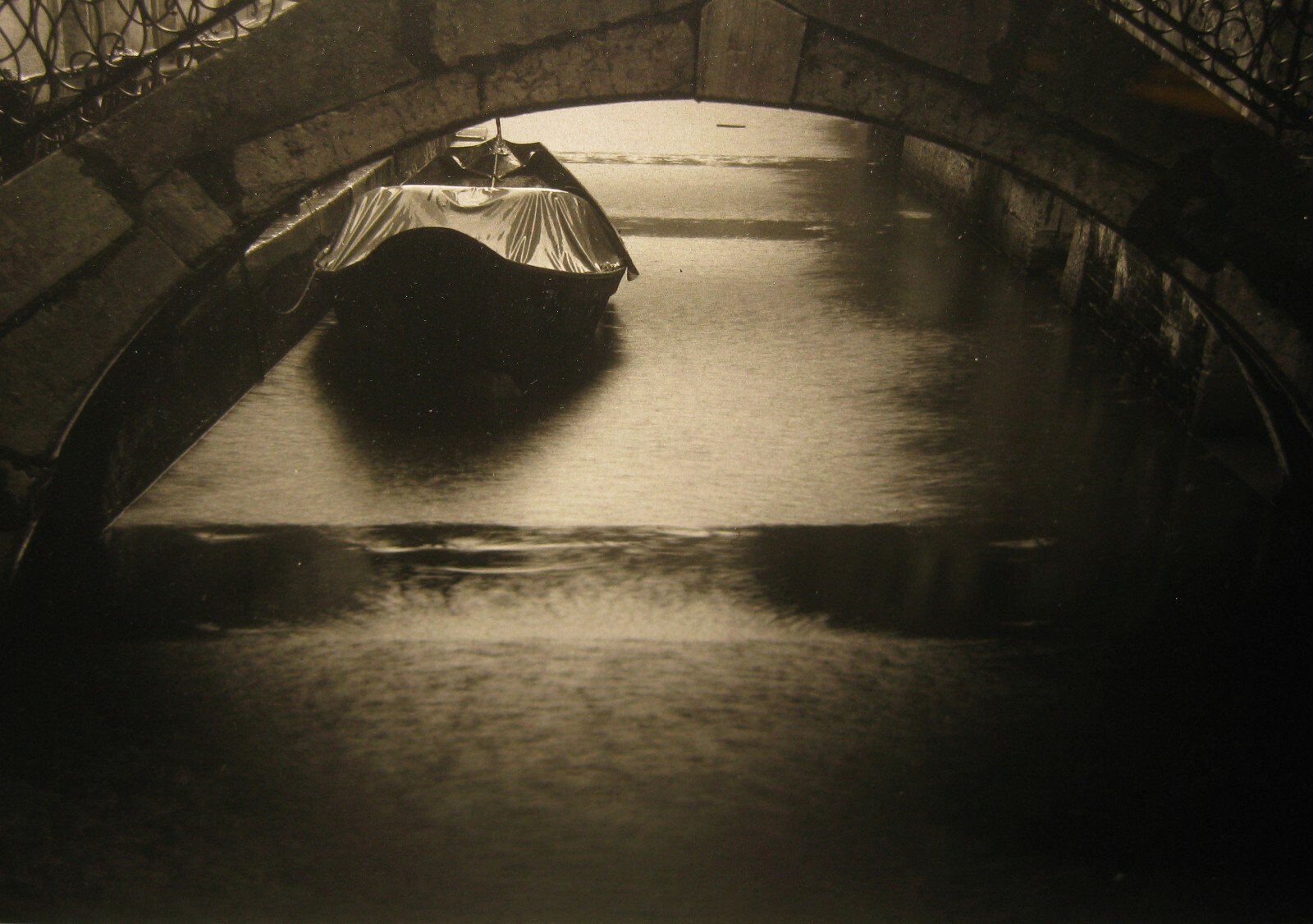 RALPH LIEBERMAN ‘Rio San Giovanni Nuovo in the Rain -1981’ Venice PHOTOGRAPH