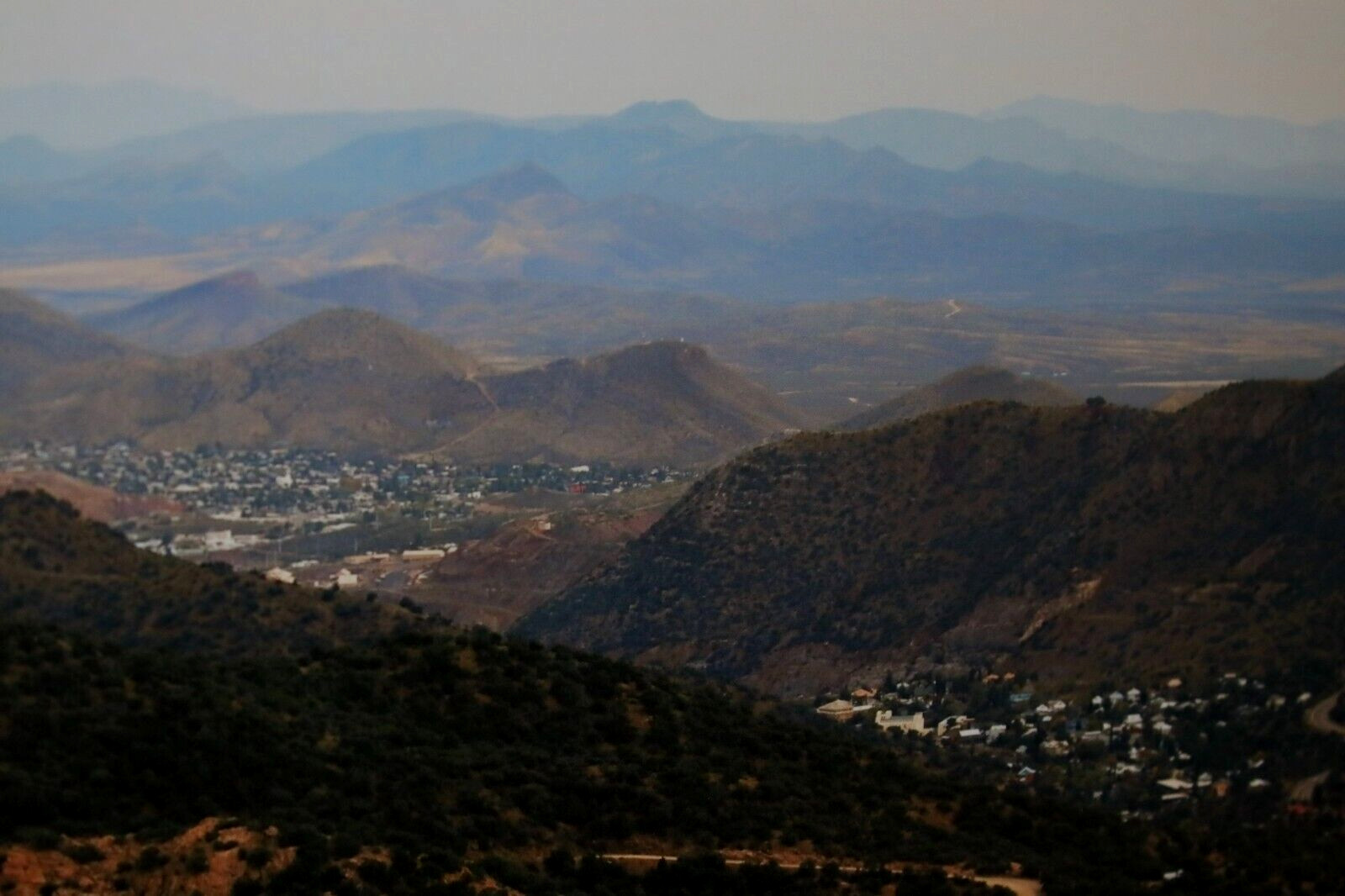 Bisbee, Arizona Landscape Photo 8″ x 10″ in 11″ x 14″ Matte Signed by Kim Barry