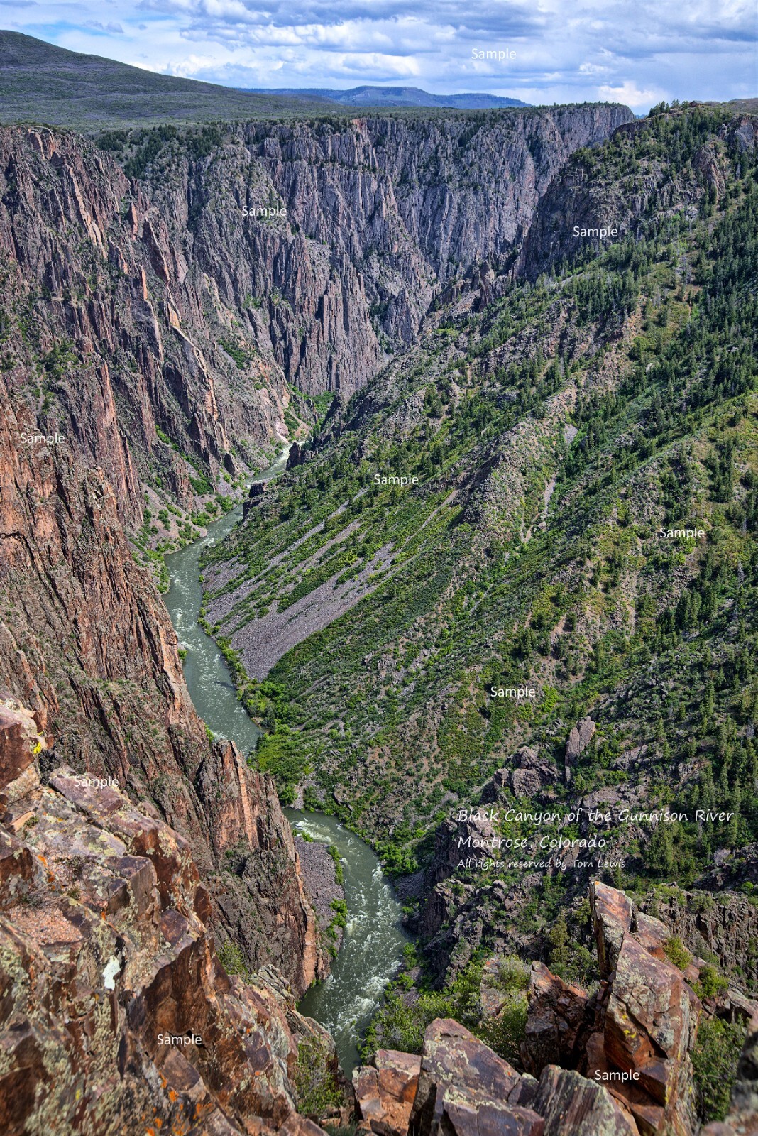 Gunnison River Black Canyon Montrose Colorado Landscape Photo Poster Print GR06