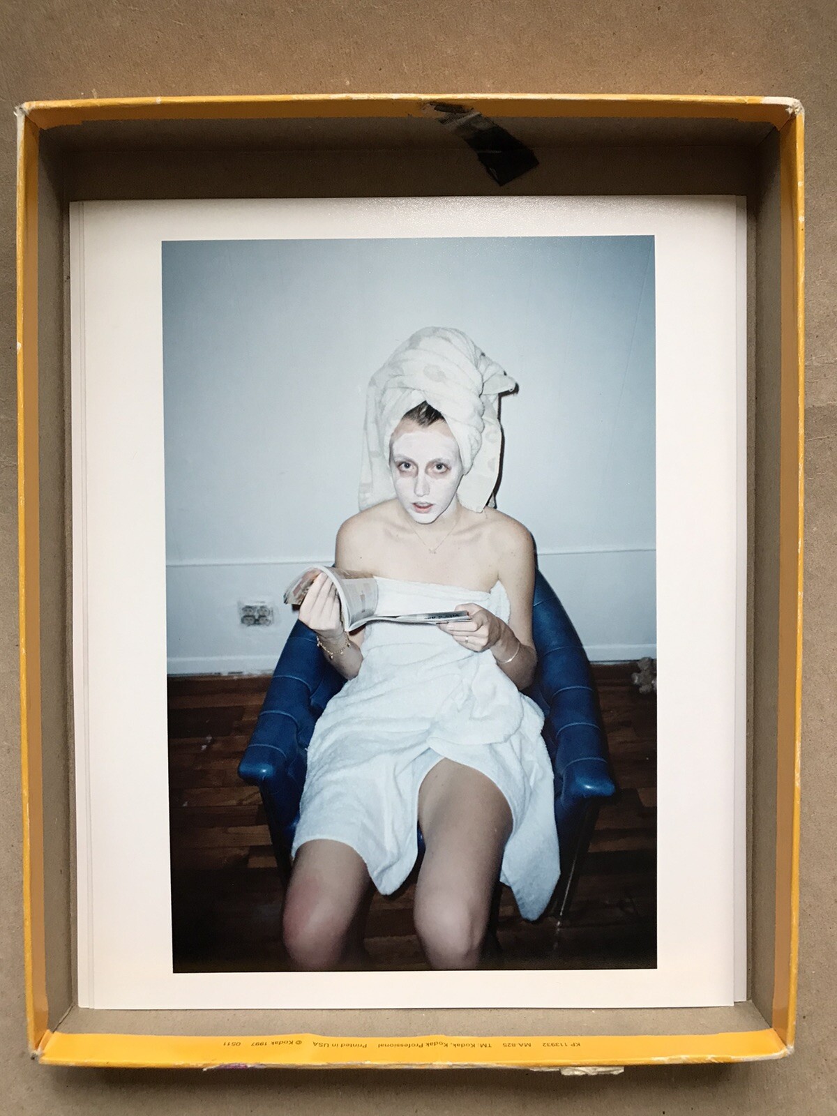 Sister with Magazine (New York, 2004) Hand Printed 35mm C-Print