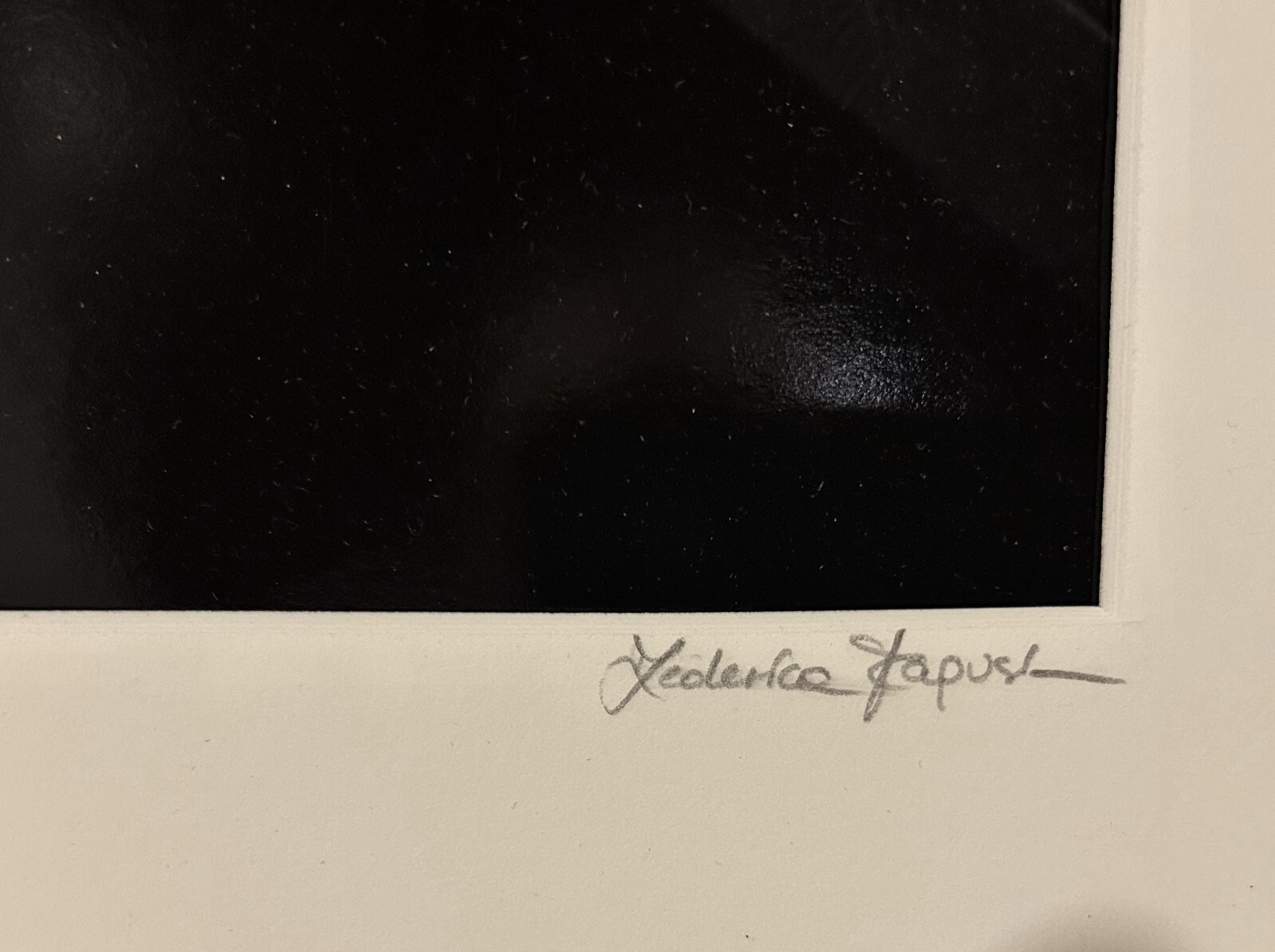 Original SIGNED PHOTOGRAPH Abstract Metal Sculpture GELATIN SILVER PRINT