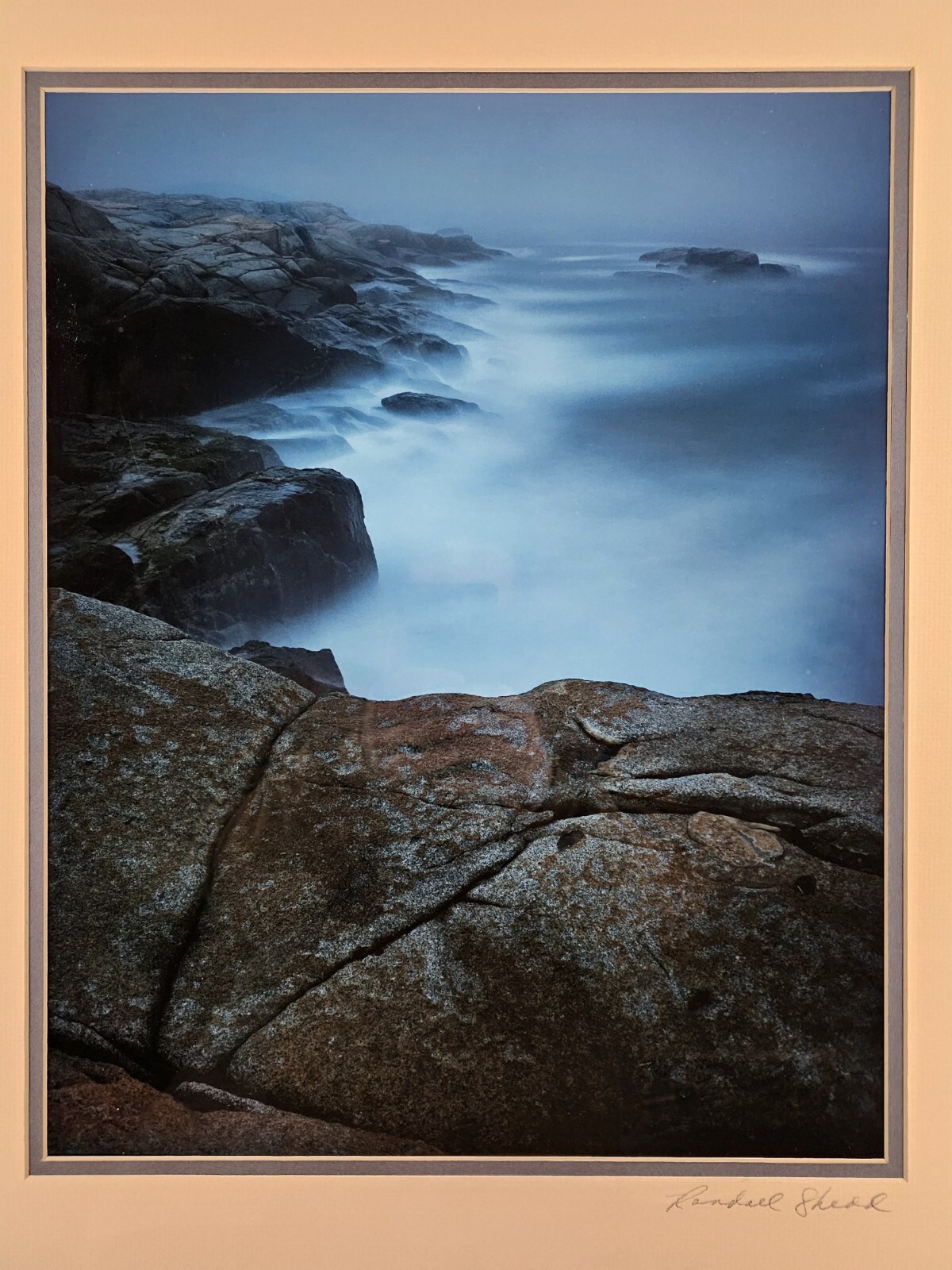 Vintage Signed Randall Shedd 35mm Photograph 29×25 Framed Art, Nova Scotia