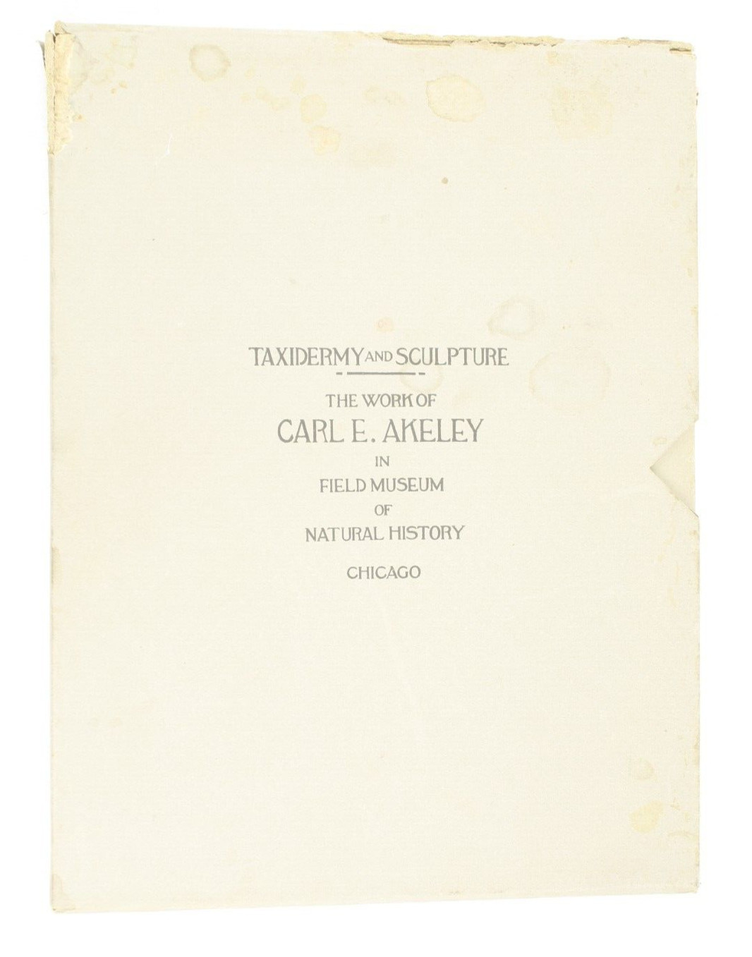 1927 Carl Akeley Photo Set Field Museum Natural History IL Taxidermy & Sculpture
