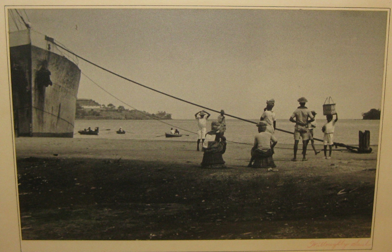 1943 Rose Willoughby Saul SHIP waiting for DEMOLITION Photo – INDIA? PAKISTAN?
