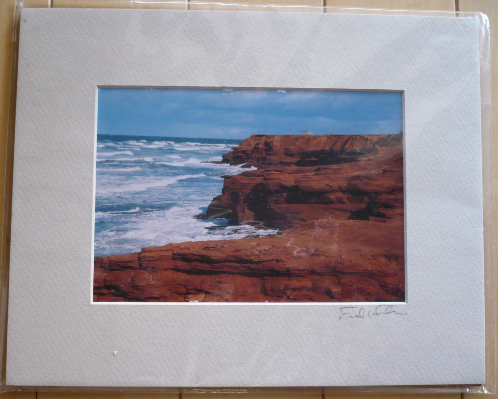 FRED HORTON PUGWASH NOVA SCOTIA CANADA VINTAGE PHOTOGRAPH Coastal Pencil Signed