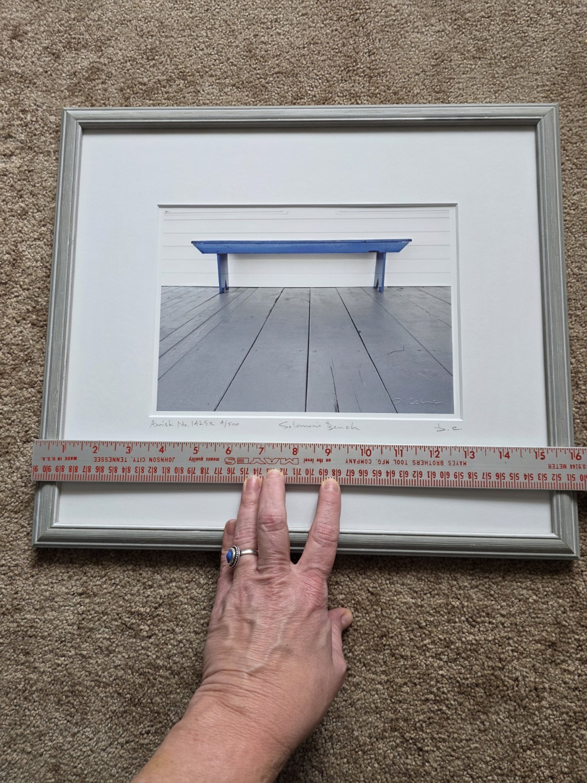 Bill Coleman Amish Photography Framed w/ Authenticity Certificates Set Of 3