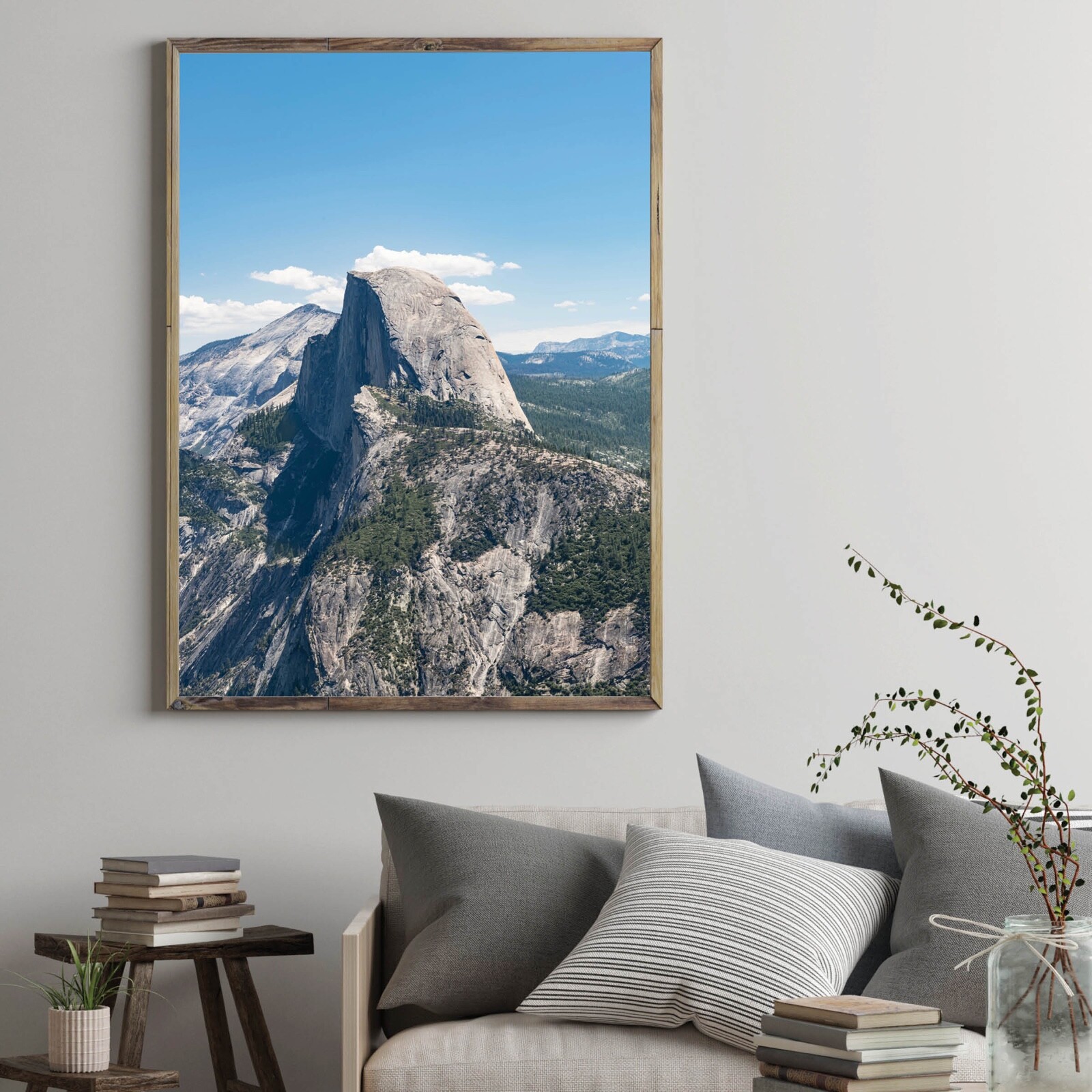 Half Dome Yosemite Glacier Point Wall Print, Yosemite National Park Photography
