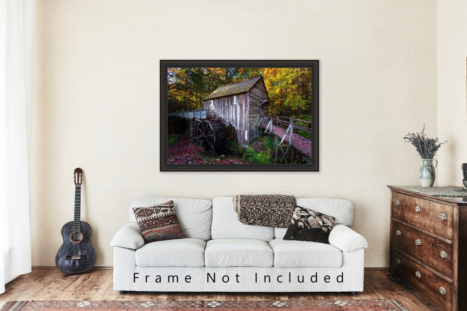 Cable Mill Photography Print: Tennessee Great Smoky Mountains Cades Cove Phot